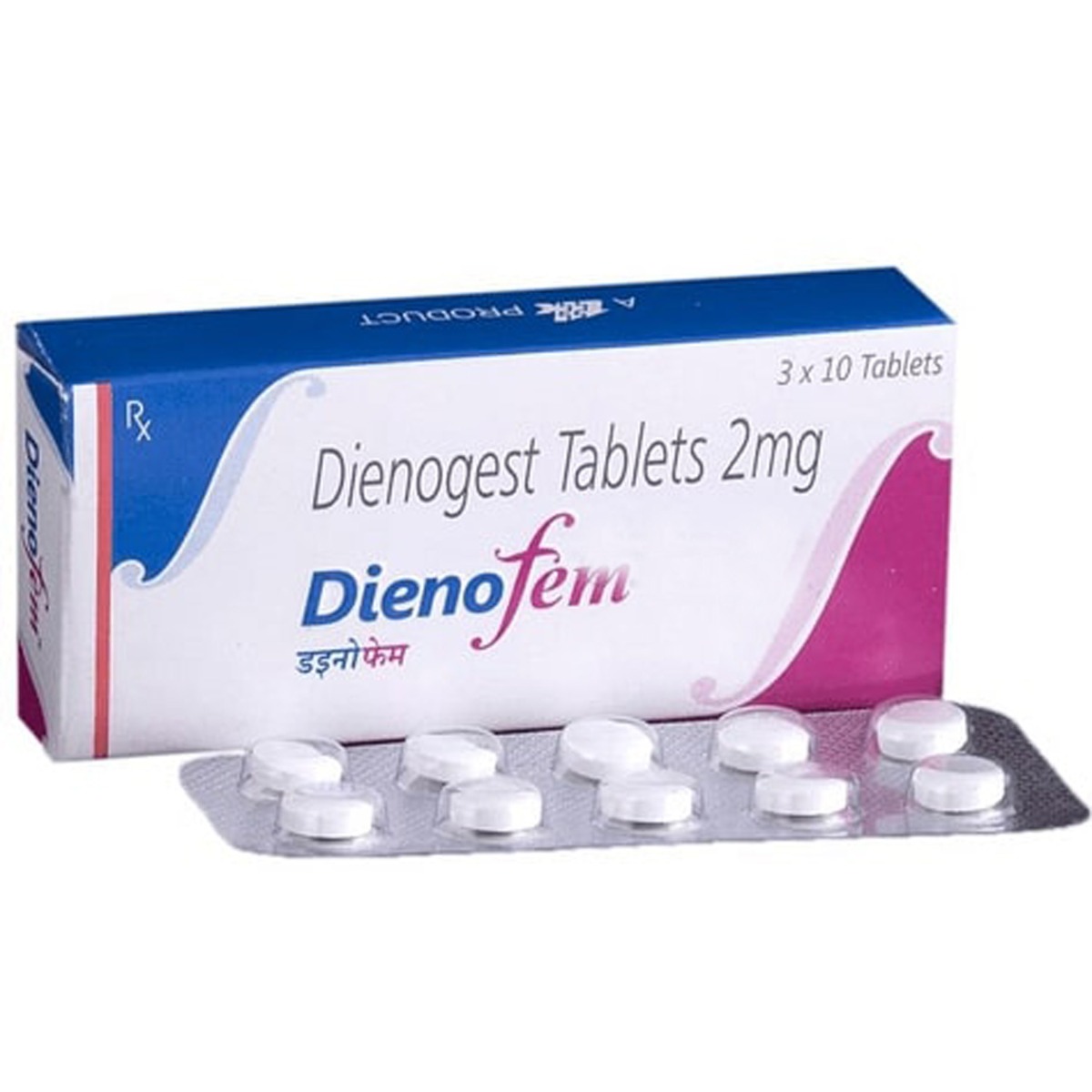 Dienofem 2 Tablet 10's, Pack of 10 TABLETS Dienofem 2 Tablet 10's, Pack of 10 TABLETS
