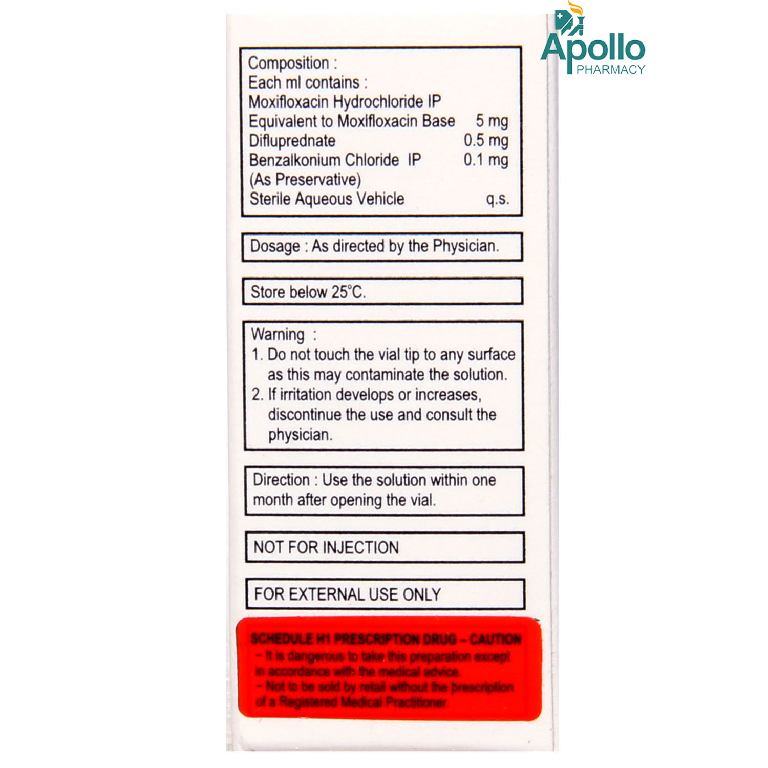 Diflumox Eye Drops 5 ml, Pack of 1 DROPS Diflumox Eye Drops 5 ml, Pack of 1 DROPS