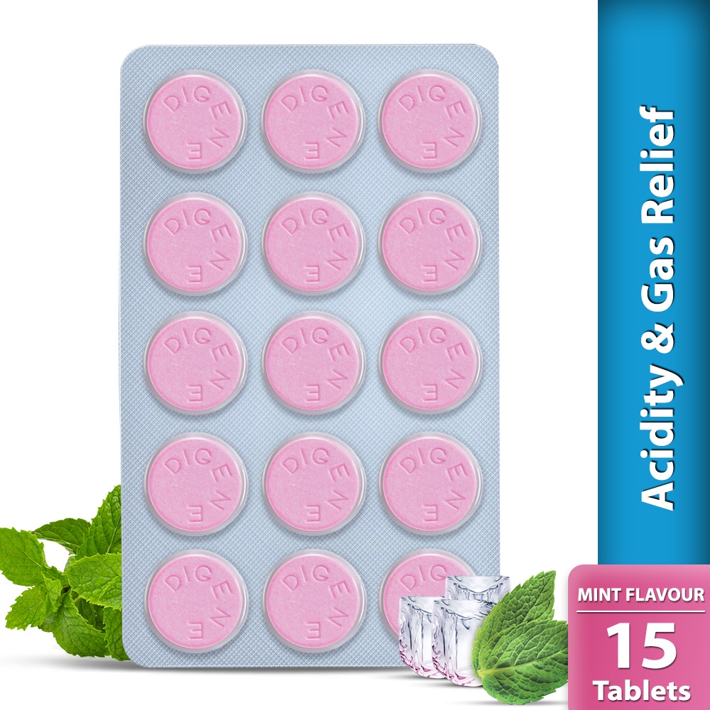 Buy Digene Mint Tablet 15's Online