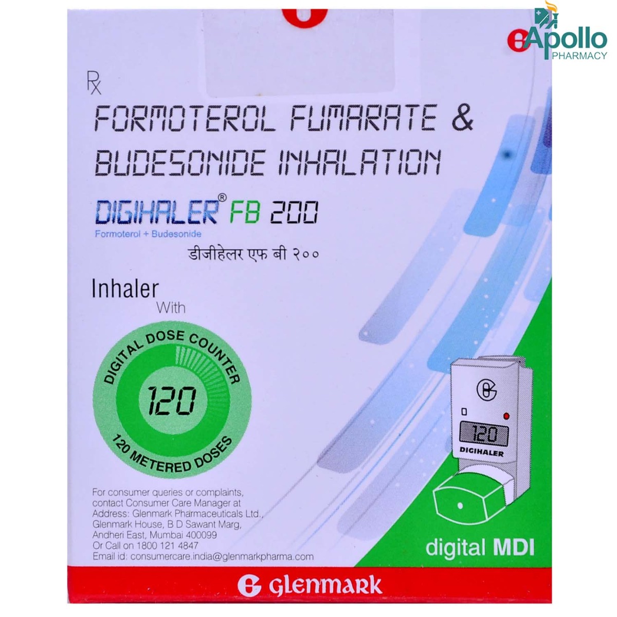 Digihaler FB 200 Inhaler, Pack of 1 INHALER Digihaler FB 200 Inhaler, Pack of 1 INHALER