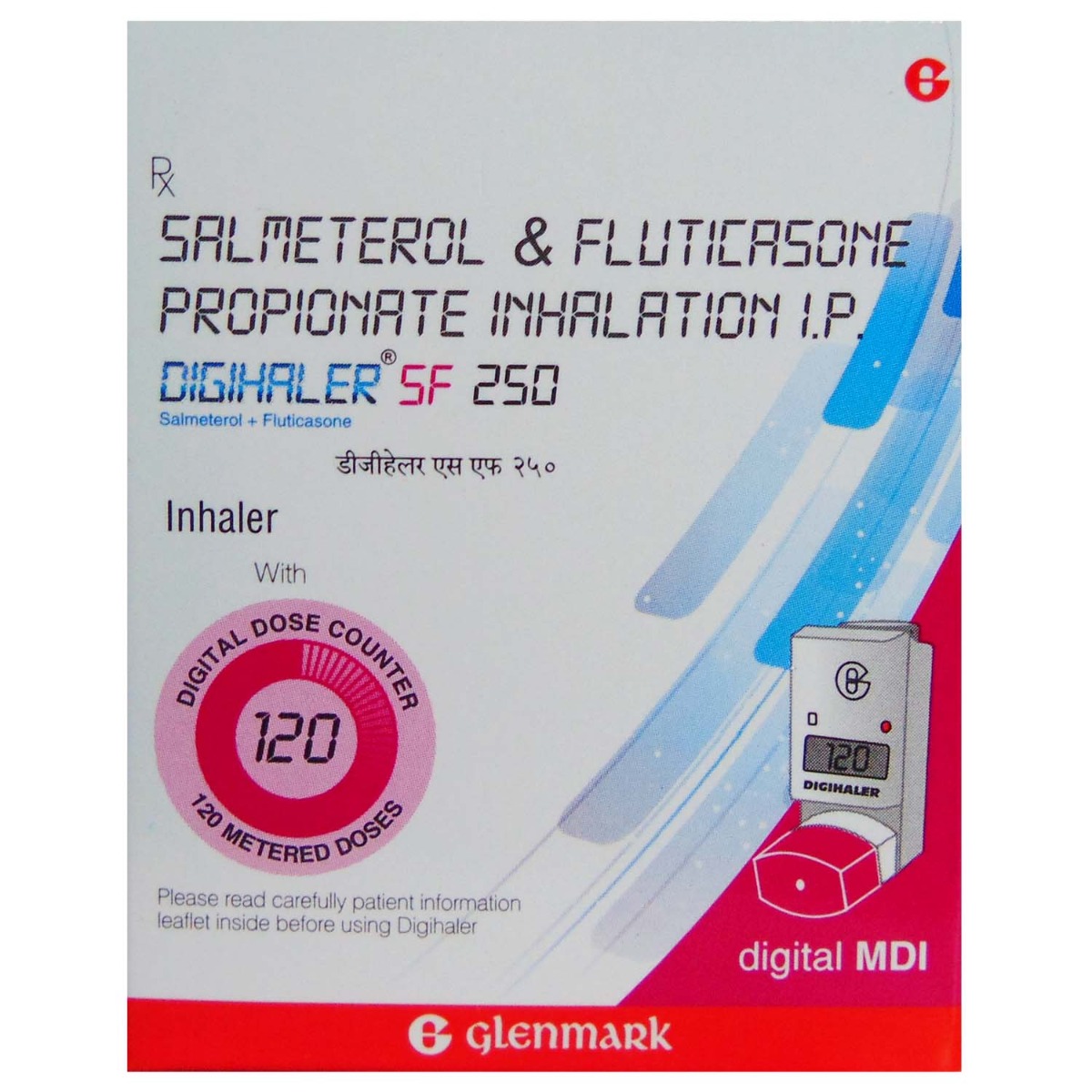 Digihaler SF 250 Inhaler 120 mdi, Pack of 1 Digihaler SF 250 Inhaler 120 mdi, Pack of 1