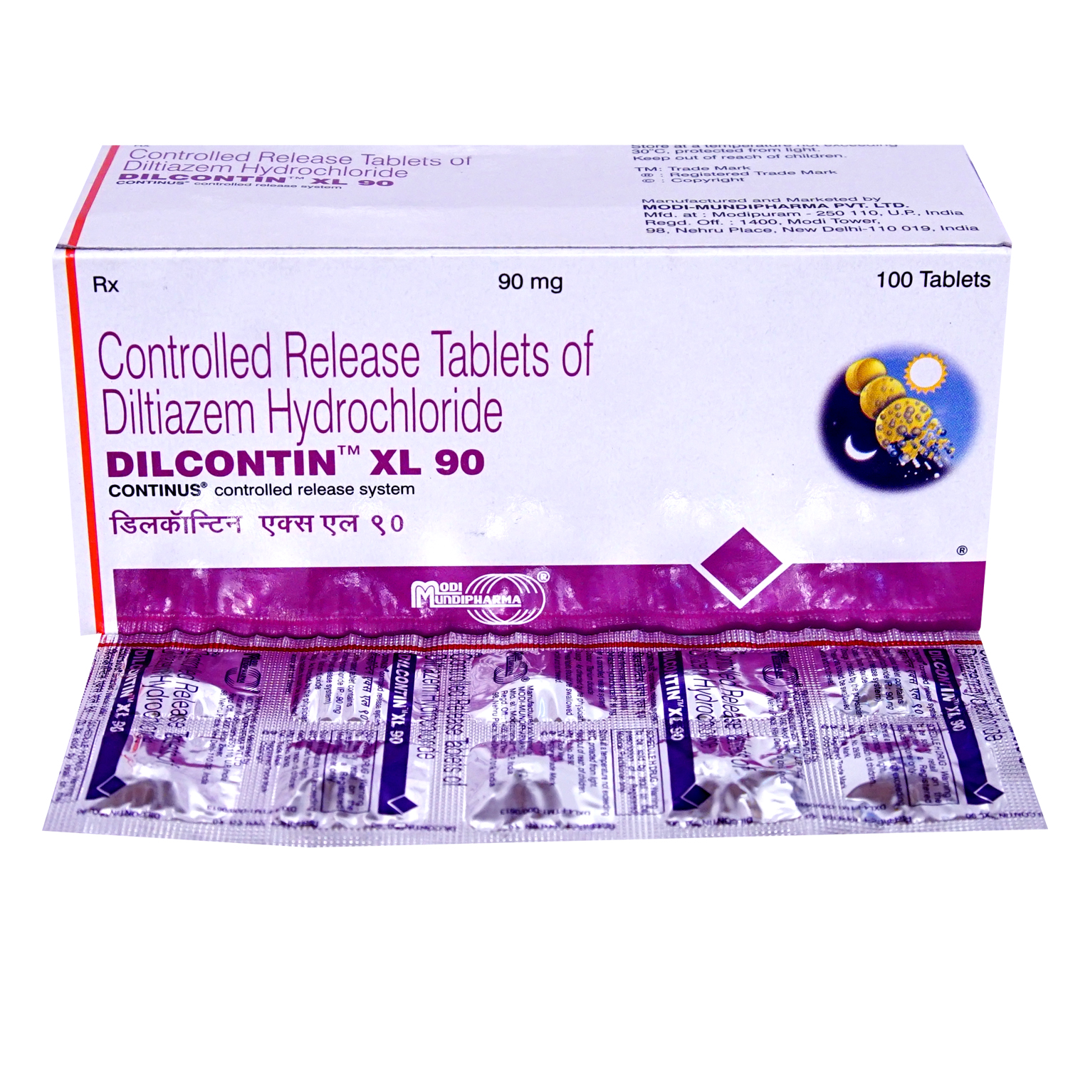 Dilcontin XL 90 Tablet 10's, Pack of 10 TABLETS Dilcontin XL 90 Tablet 10's, Pack of 10 TABLETS