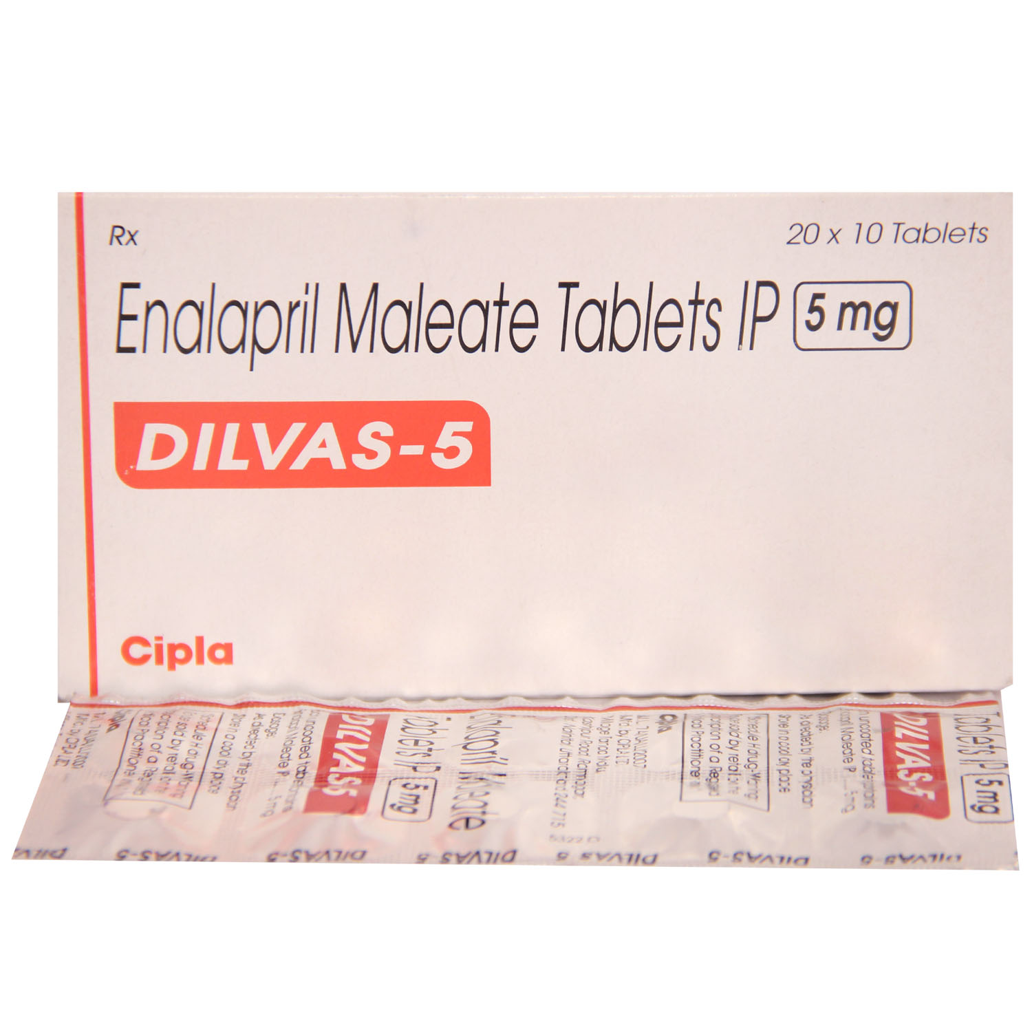 Buy Dilvas 5 Tablet 10's Online