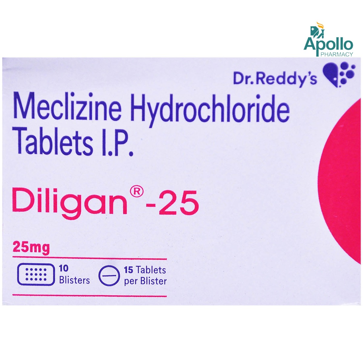 Buy Diligan-25 Tablet 15's Online