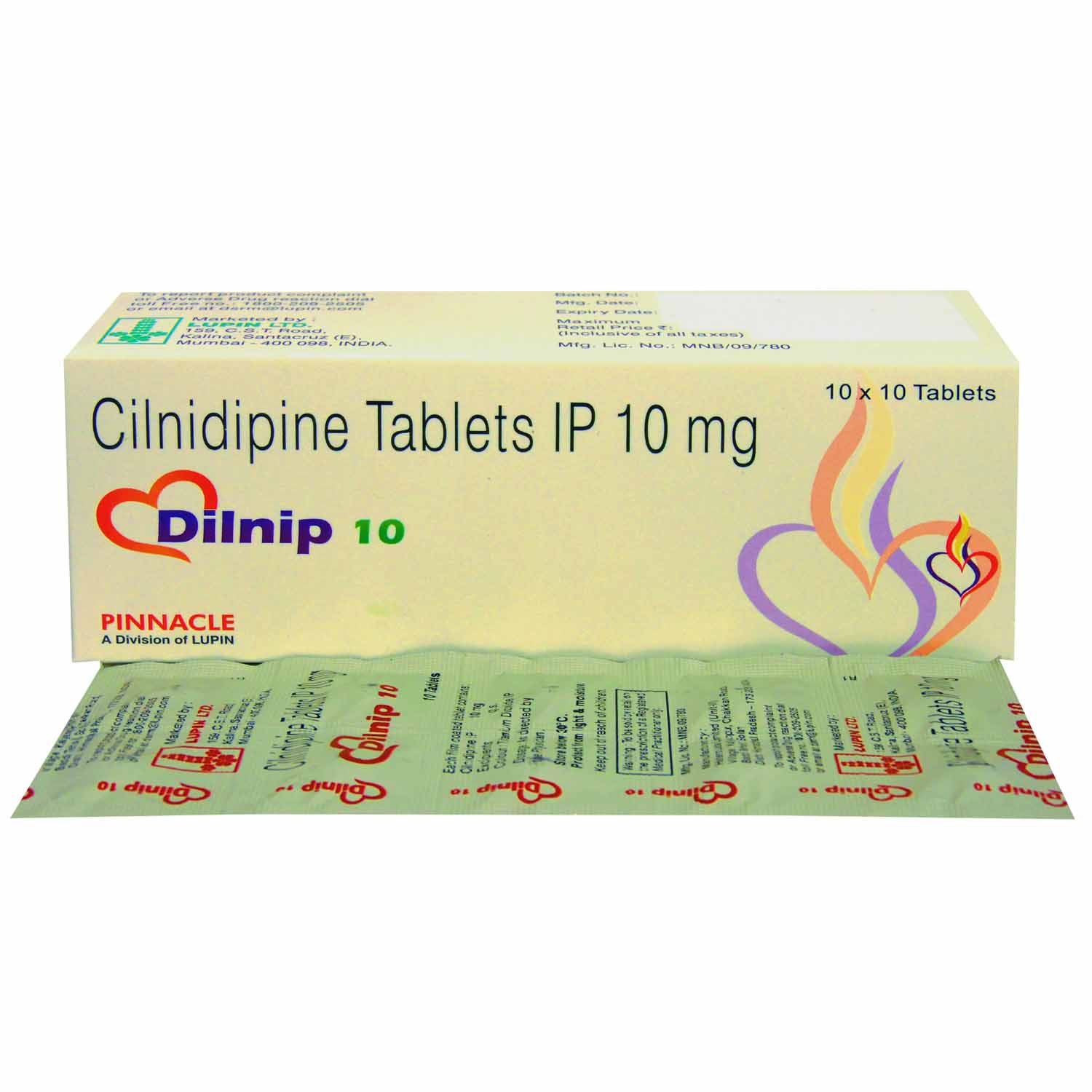Buy Dilnip 10 Tablet 10's Online
