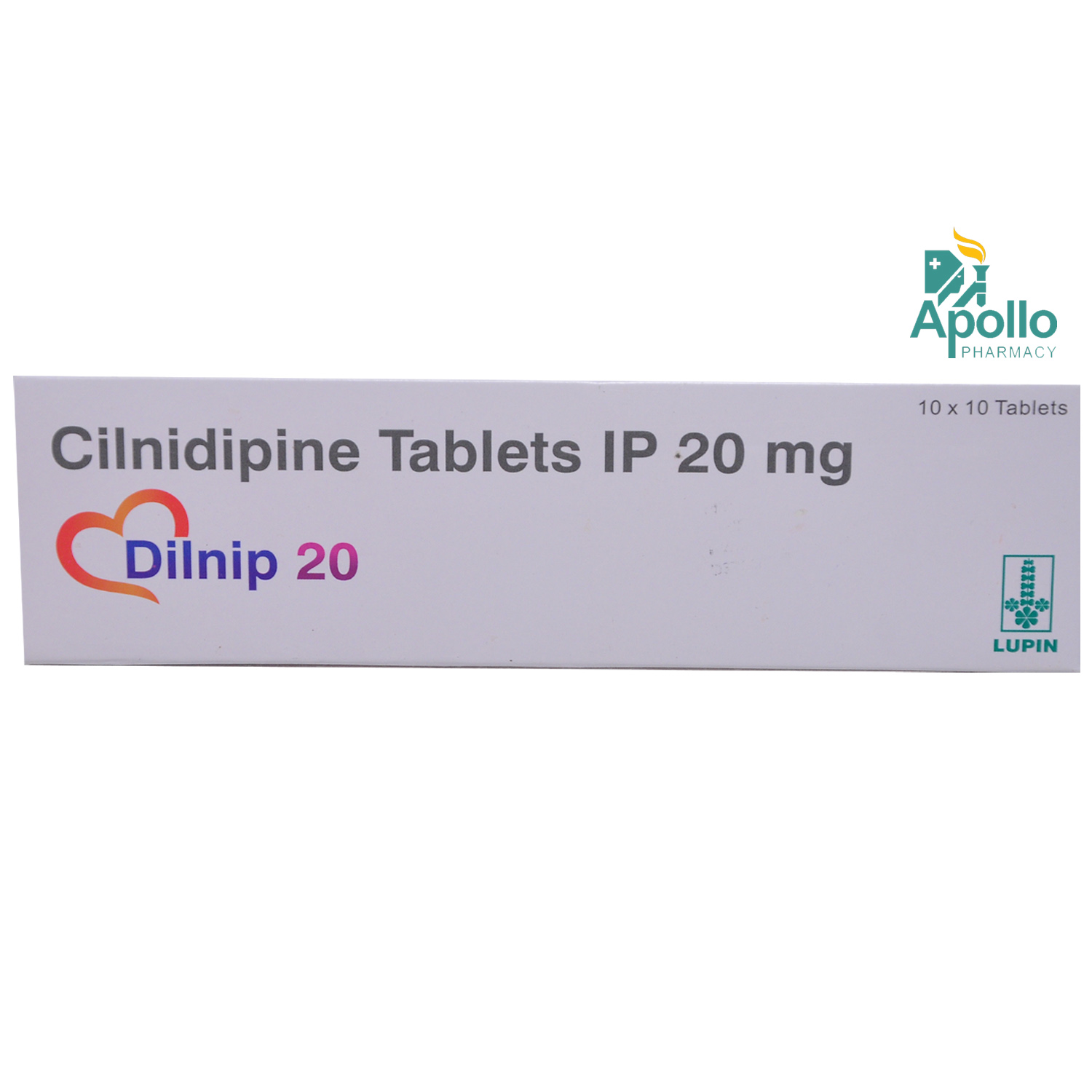 Dilnip 20 Tablet 10's, Pack of 10 TabletS Dilnip 20 Tablet 10's, Pack of 10 TabletS