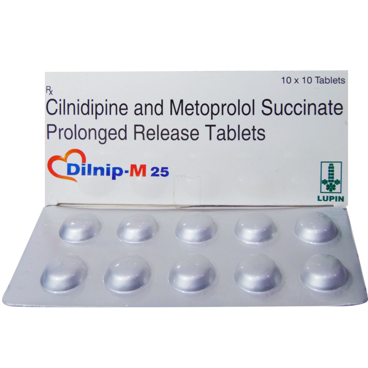 Dilnip M 25 mg/10 mg Tablet 10's, Pack of 10 TabletS Dilnip M 25 mg/10 mg Tablet 10's, Pack of 10 TabletS