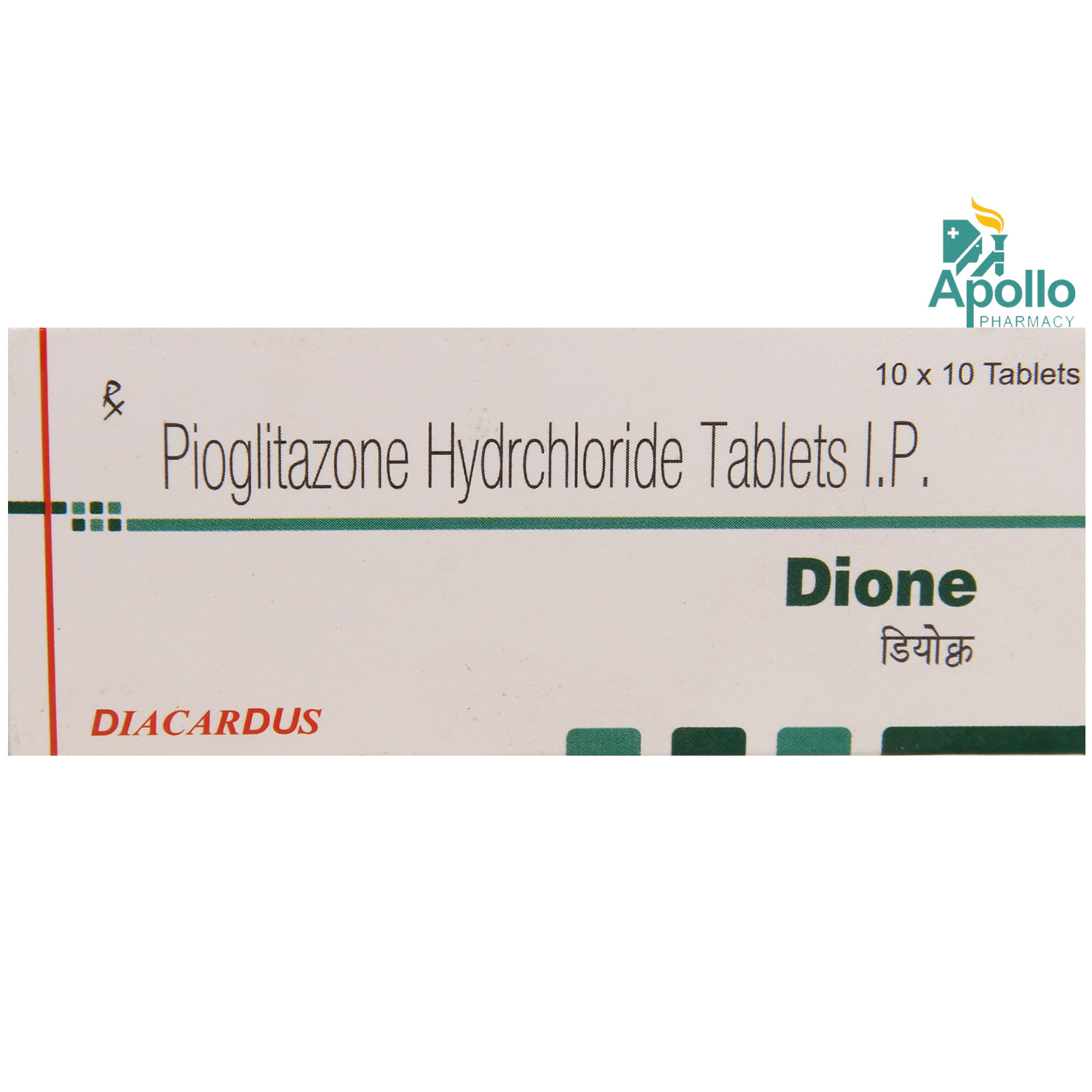 Buy Dione Tablet 10's Online