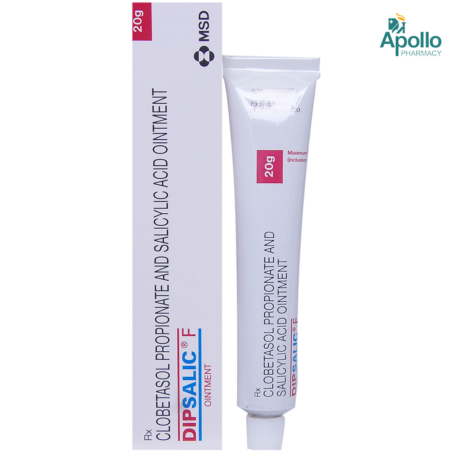 Dipsalic F Ointment 20 gm, Pack of 1 OINTMENT Dipsalic F Ointment 20 gm, Pack of 1 OINTMENT