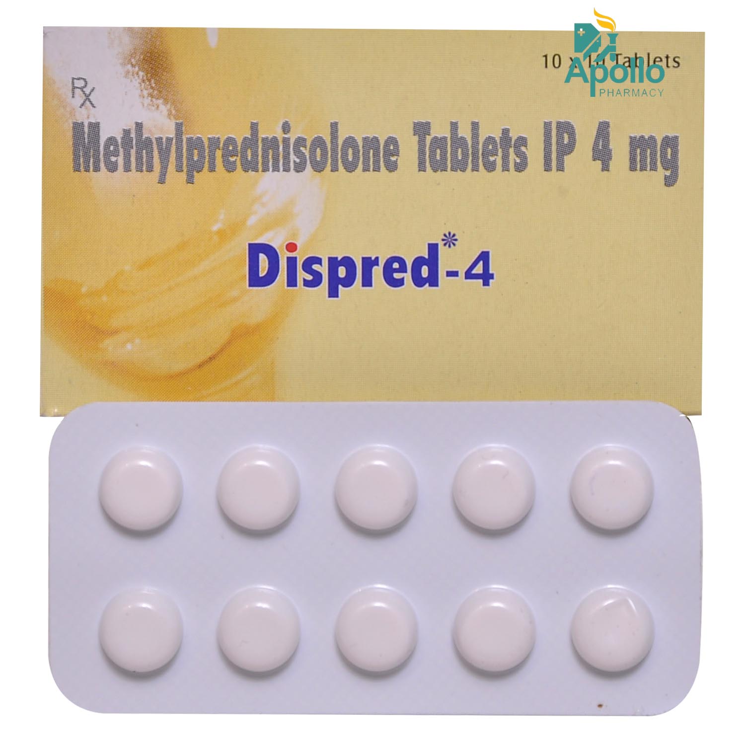 Dispred 4 Tablet 10's, Pack of 10 TabletS Dispred 4 Tablet 10's, Pack of 10 TabletS