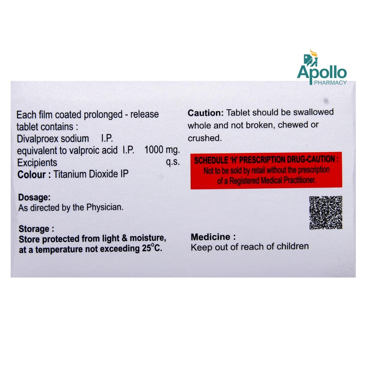 Divalex OD 1000 Tablet 10's, Pack of 10 TABLETS Divalex OD 1000 Tablet 10's, Pack of 10 TABLETS