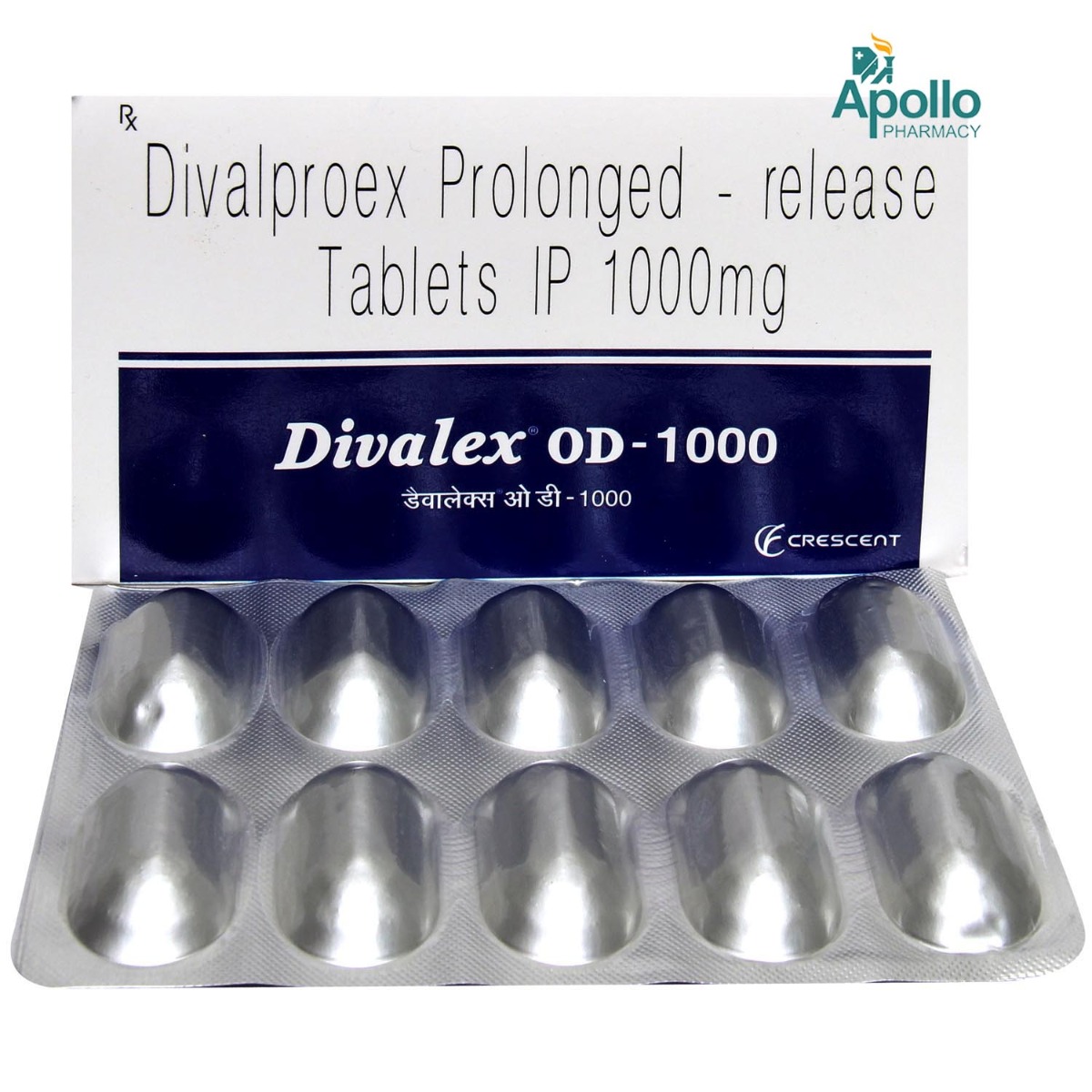 Divalex OD 1000 Tablet 10's, Pack of 10 TABLETS Divalex OD 1000 Tablet 10's, Pack of 10 TABLETS