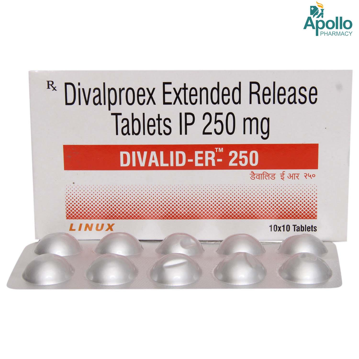 Divalid ER 250 Tablet 10's, Pack of 10 TABLETS Divalid ER 250 Tablet 10's, Pack of 10 TABLETS