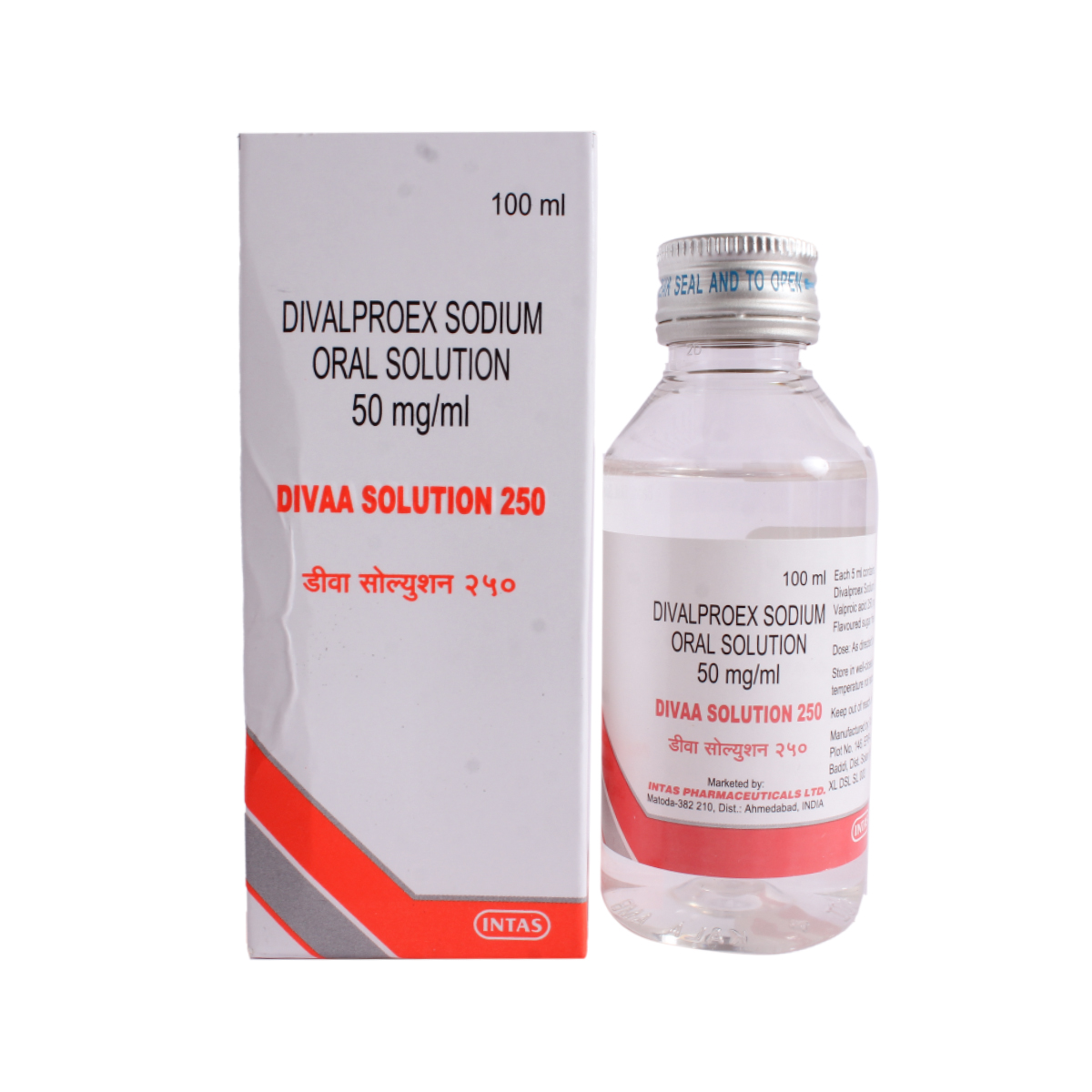 Buy Divaa 250mg Solution 100ml Online