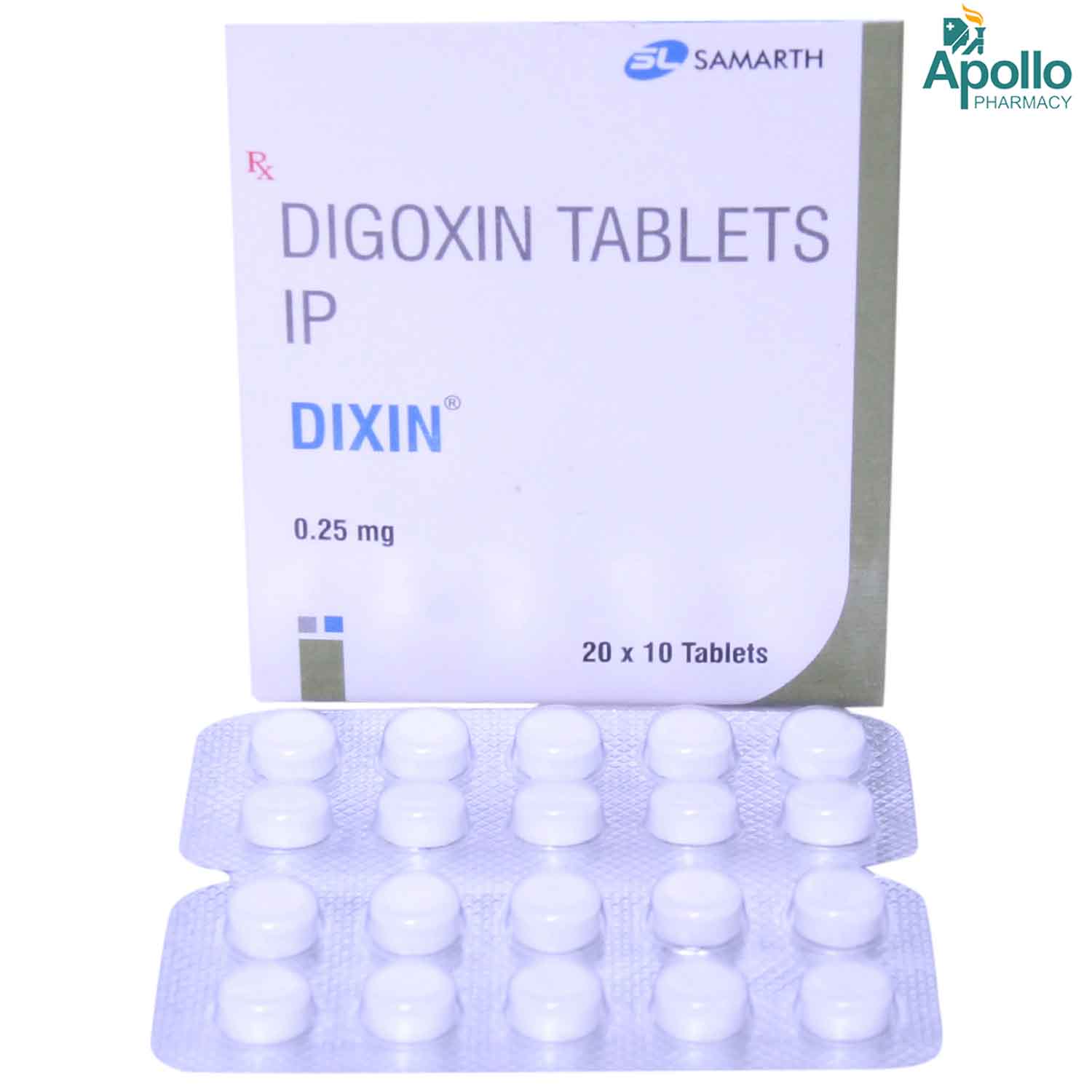Dixin 0.25 mg Tablet 10's, Pack of 10 TABLETS Dixin 0.25 mg Tablet 10's, Pack of 10 TABLETS