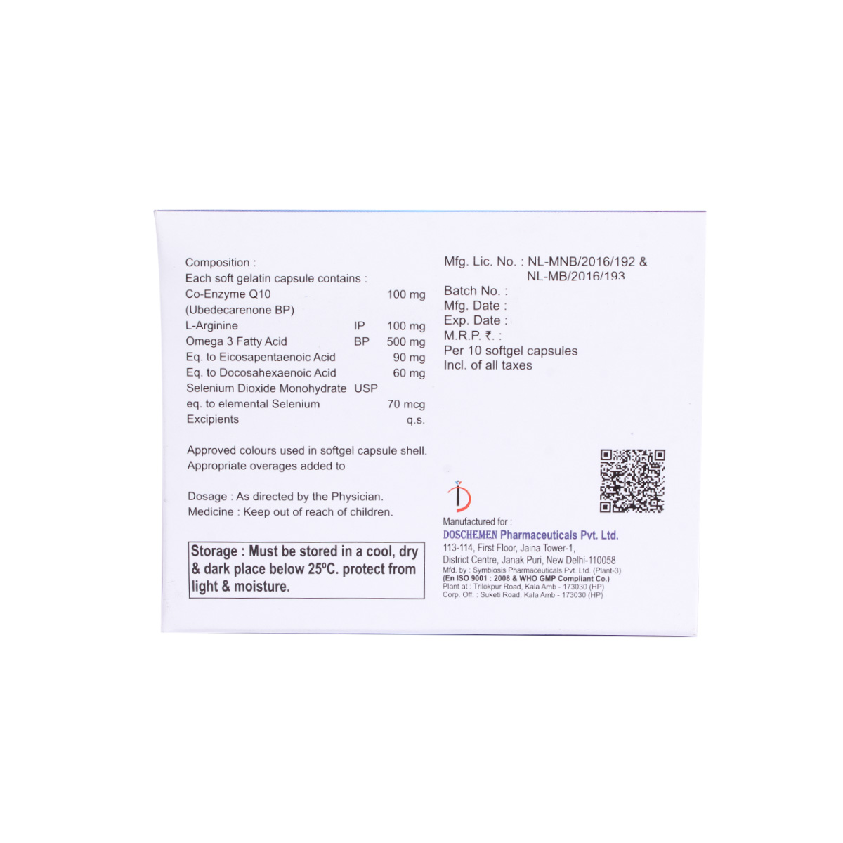 Doconz Softgel Capsule 10's, Pack of 10 CapsuleS Doconz Softgel Capsule 10's, Pack of 10 CapsuleS