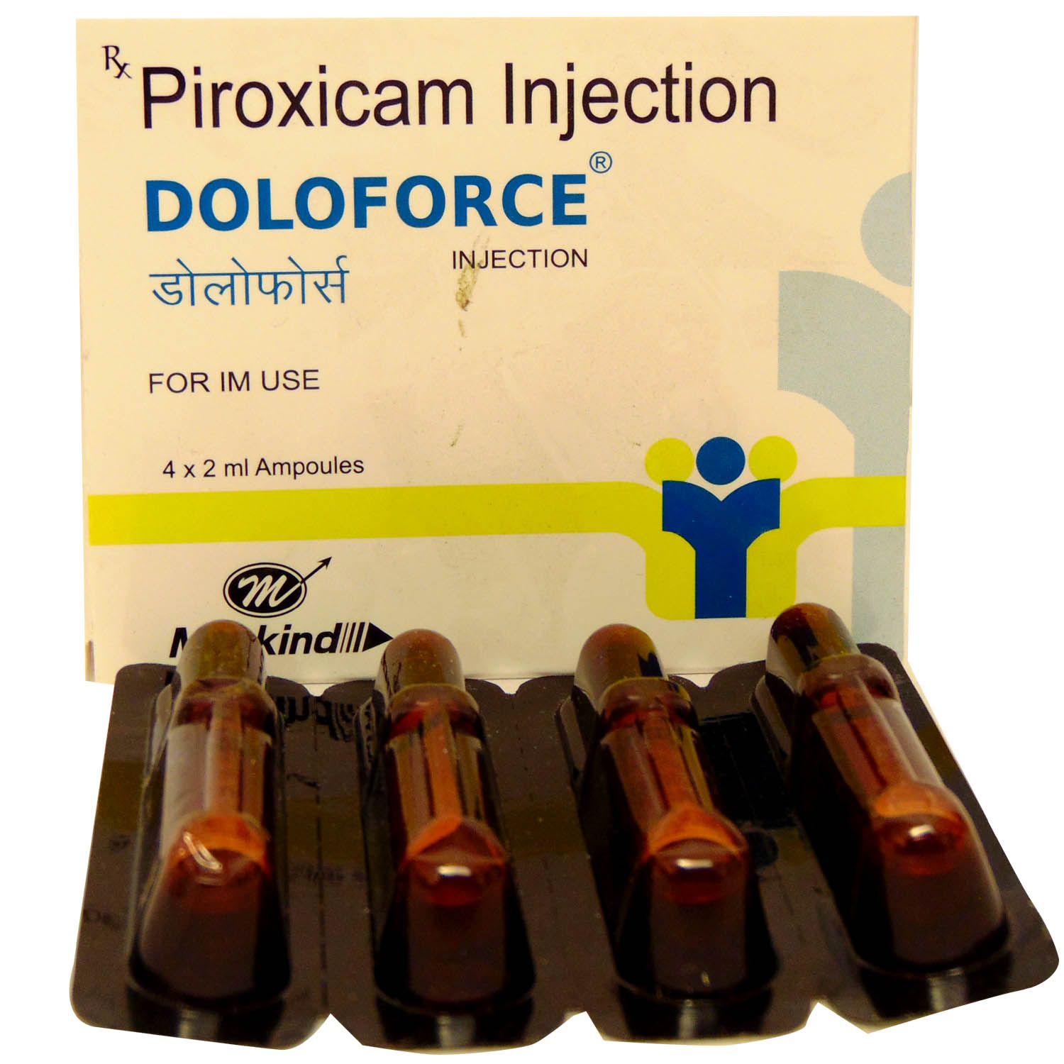 Doloforce Injection 4 x 2 ml, Pack of 4 InjectionS Doloforce Injection 4 x 2 ml, Pack of 4 InjectionS