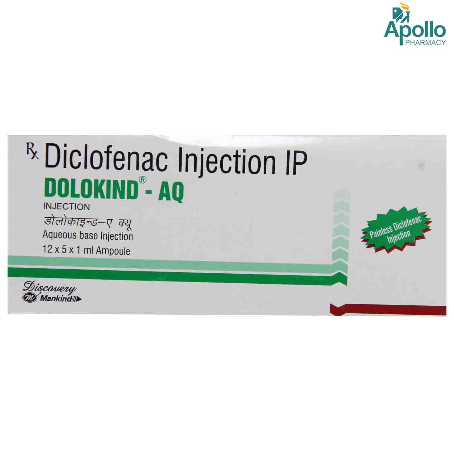Dolokind Aqua Injection 1's, Pack of 1 Injection Dolokind Aqua Injection 1's, Pack of 1 Injection