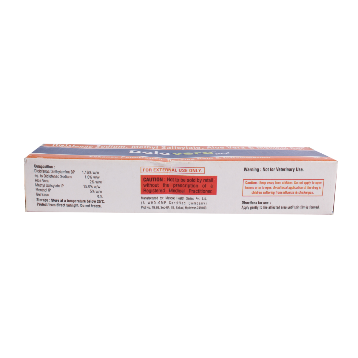 Dolovera Gel 30gm, Pack of 1 Gel Dolovera Gel 30gm, Pack of 1 Gel