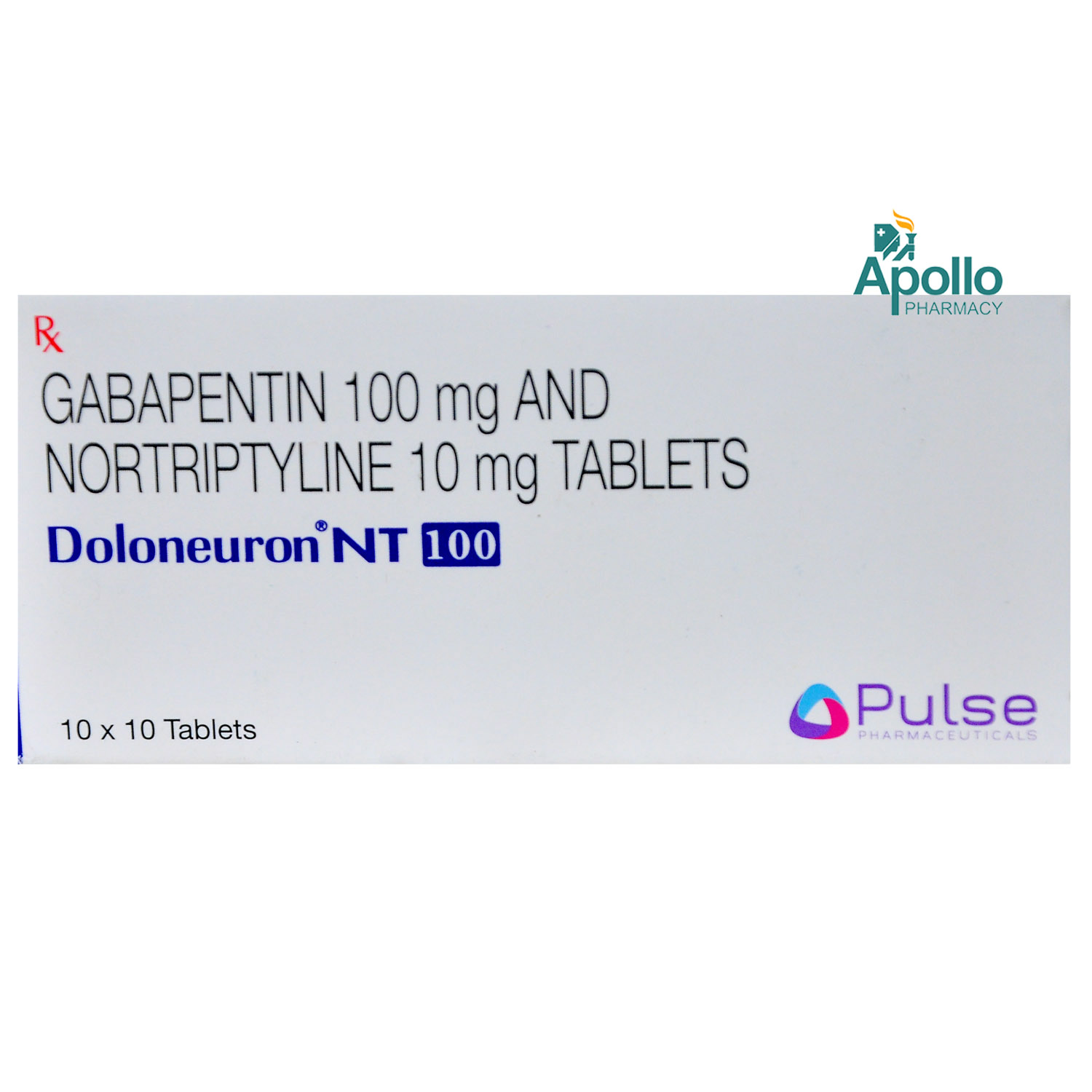 Doloneuron NT 100 Tablet 10's, Pack of 10 TABLETS Doloneuron NT 100 Tablet 10's, Pack of 10 TABLETS