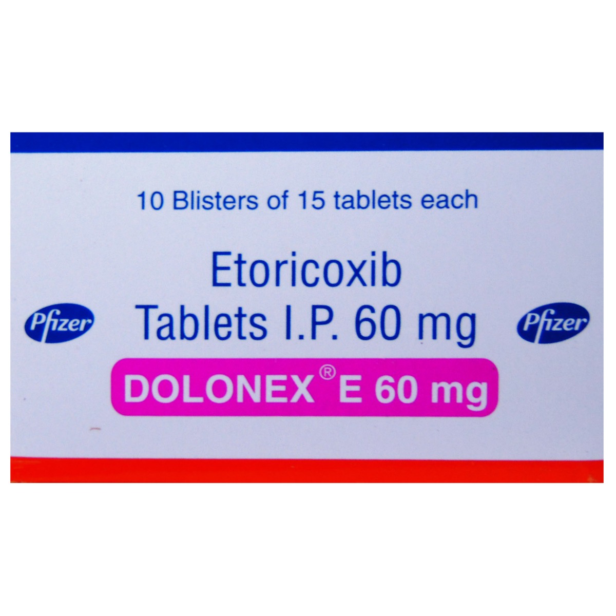 Dolonex E 60 mg Tablet 15's, Pack of 15 TABLETS Dolonex E 60 mg Tablet 15's, Pack of 15 TABLETS