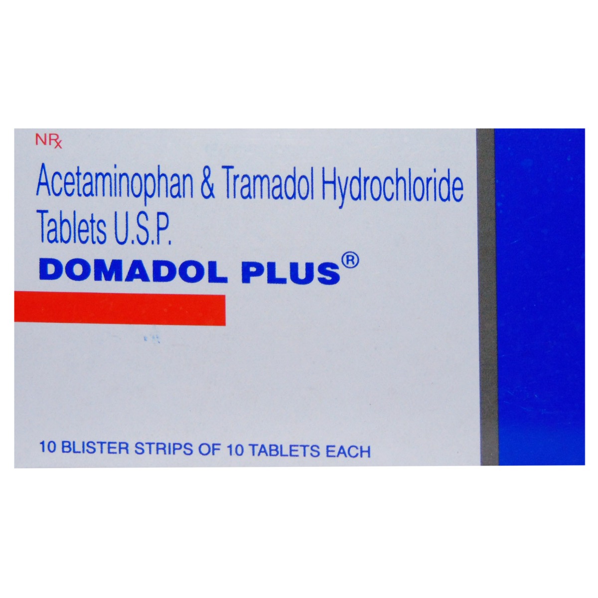 Domadol Plus Tablet 10's, Pack of 10 Domadol Plus Tablet 10's, Pack of 10