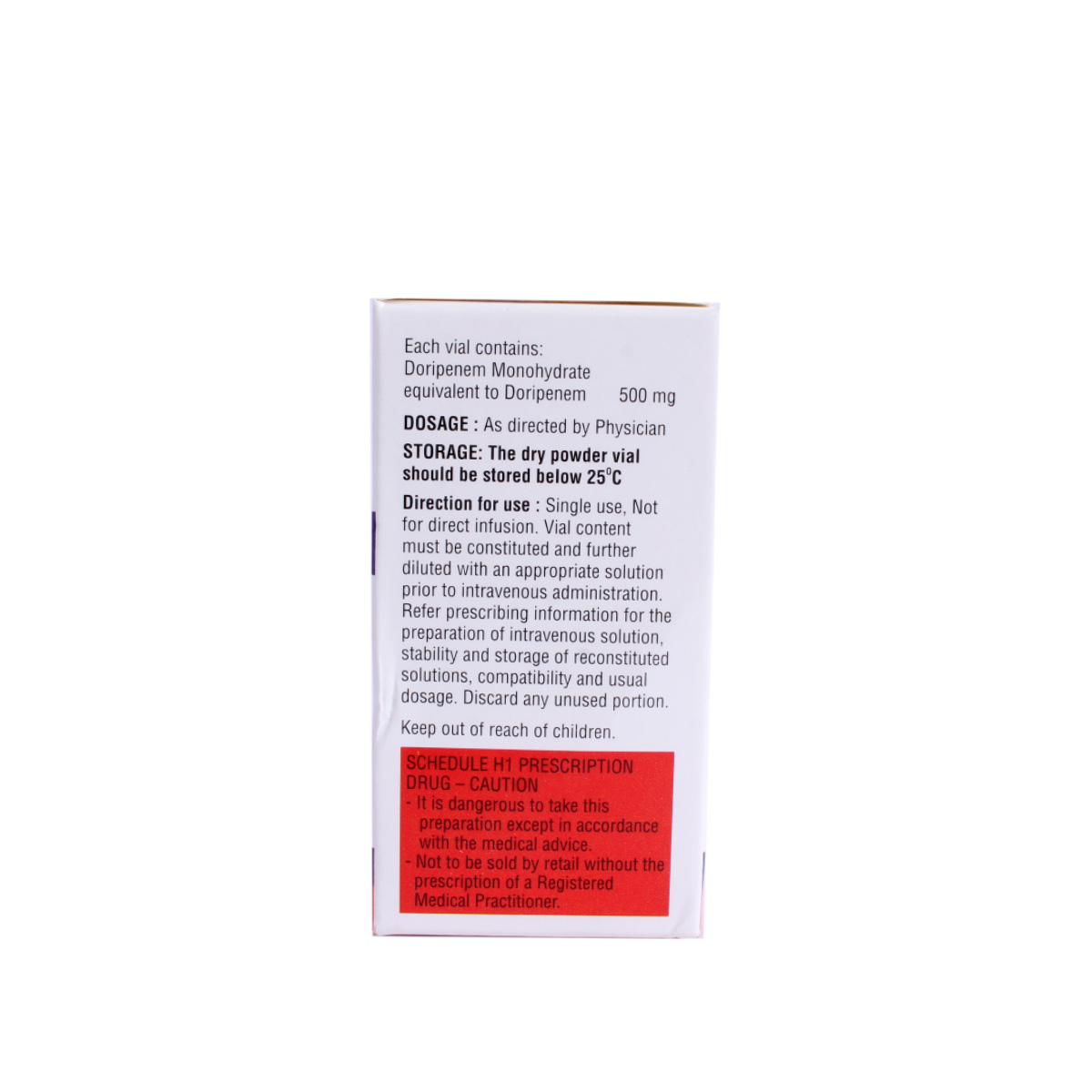 DORIGLEN 500MG INJECTION, Pack of 1 INJECTION DORIGLEN 500MG INJECTION, Pack of 1 INJECTION