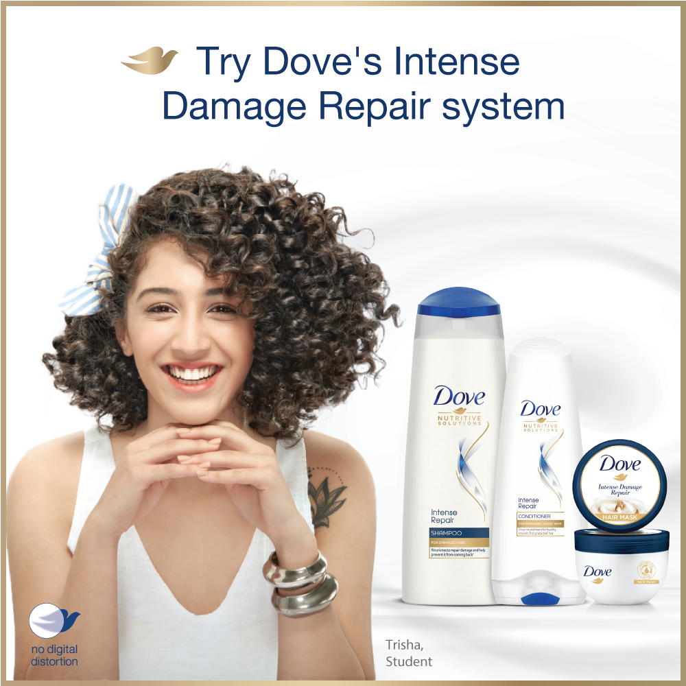 Dove Intense Repair Shampoo, 80 ml, Pack of 1 Dove Intense Repair Shampoo, 80 ml, Pack of 1