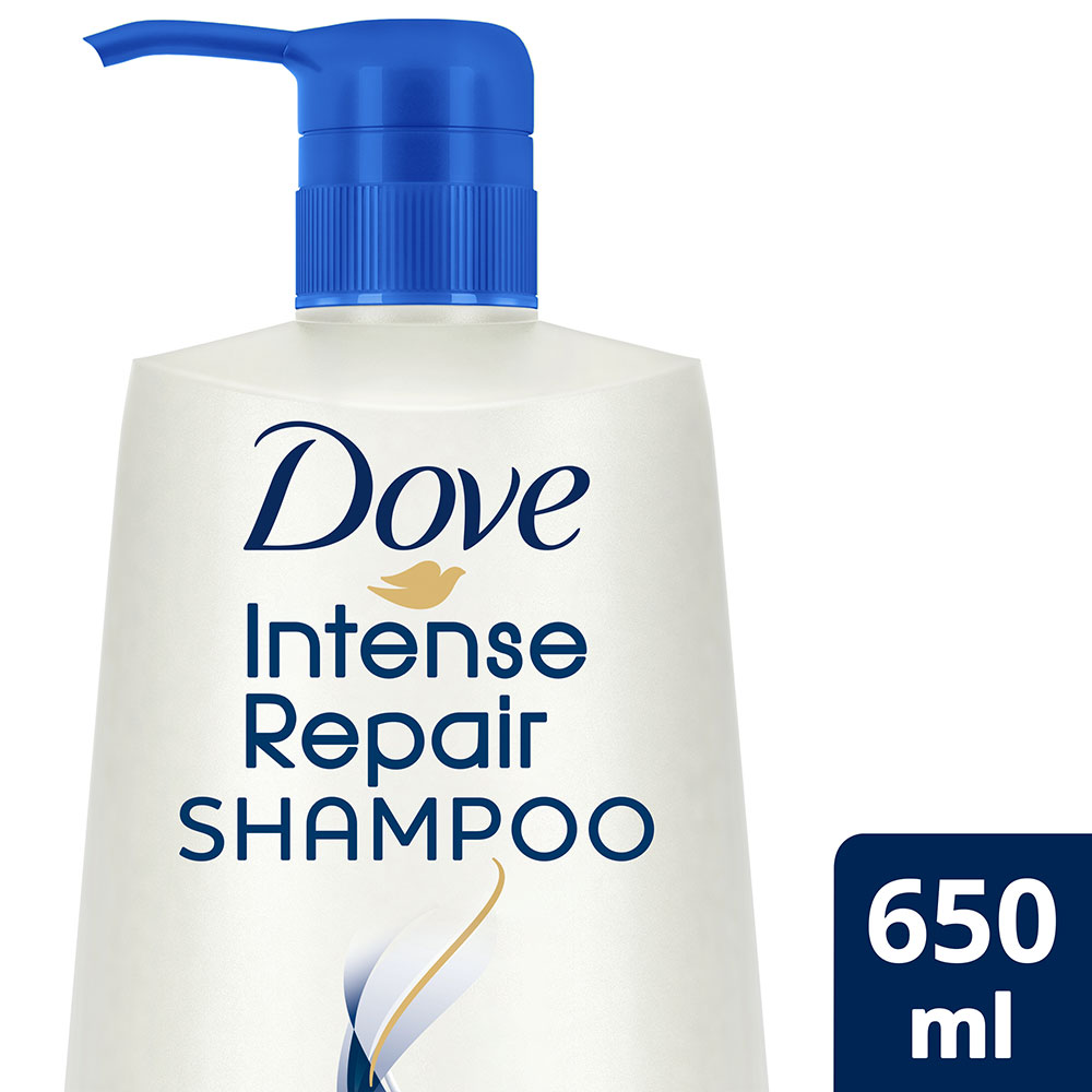 Dove Intense Repair Shampoo, 650 ml, Pack of 1 Dove Intense Repair Shampoo, 650 ml, Pack of 1