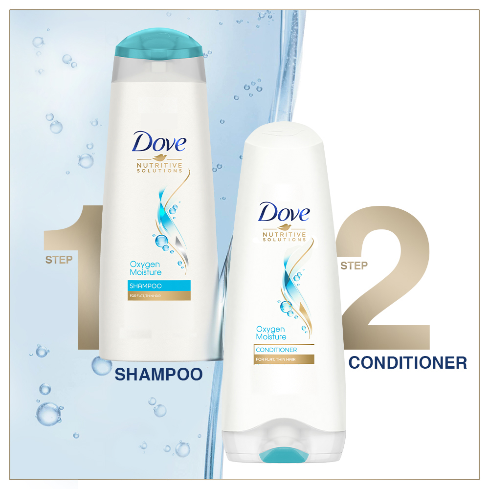 Dove Oxygen Moisture Shampoo, 340 ml, Pack of 1 Dove Oxygen Moisture Shampoo, 340 ml, Pack of 1