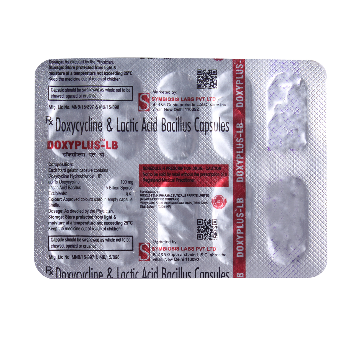 Buy Doxyplus-LB Tablet 10's Online