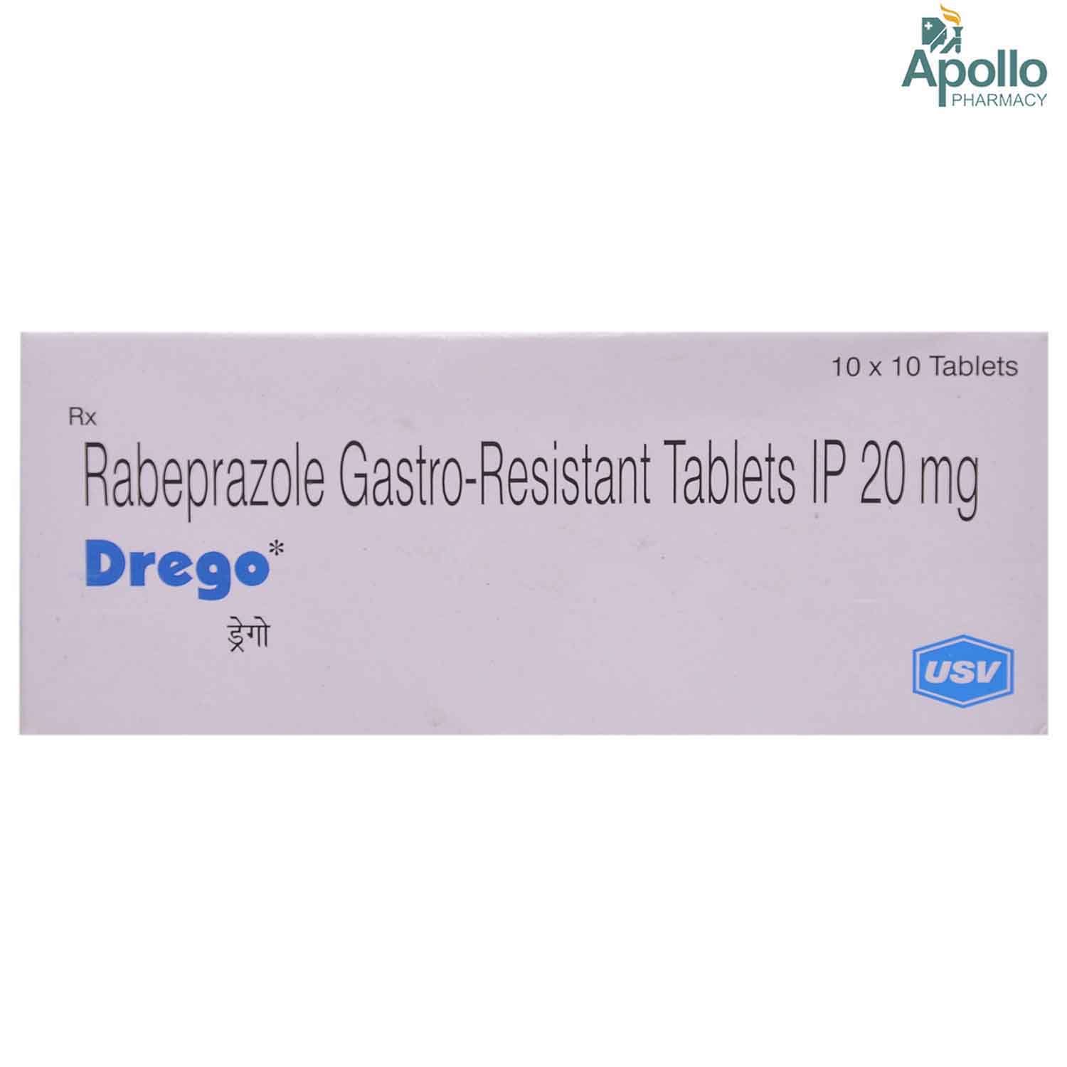 Drego Tablet 10's, Pack of 10 TABLETS Drego Tablet 10's, Pack of 10 TABLETS
