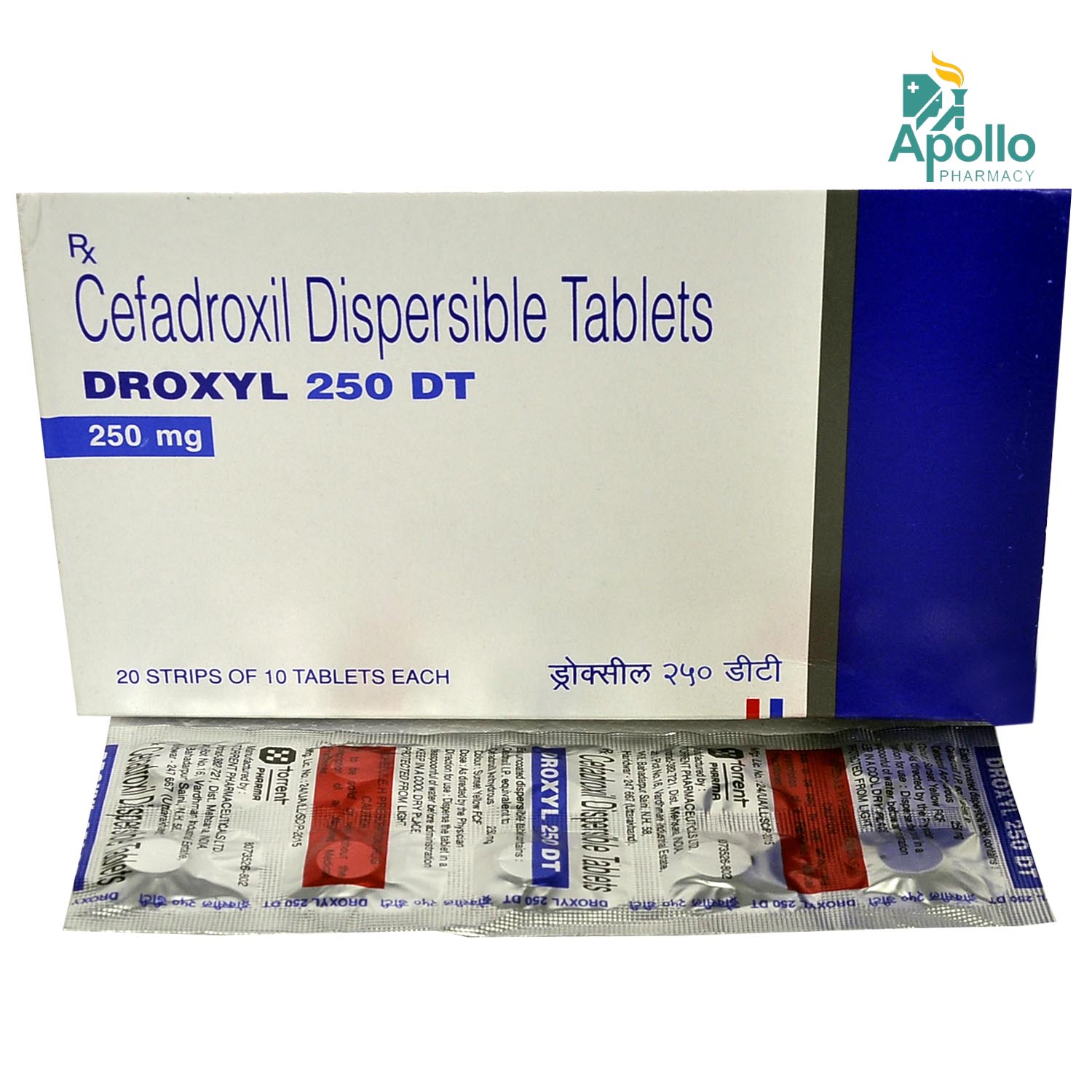 Droxyl 250 DT Tablet 10's, Pack of 10 TabletS Droxyl 250 DT Tablet 10's, Pack of 10 TabletS