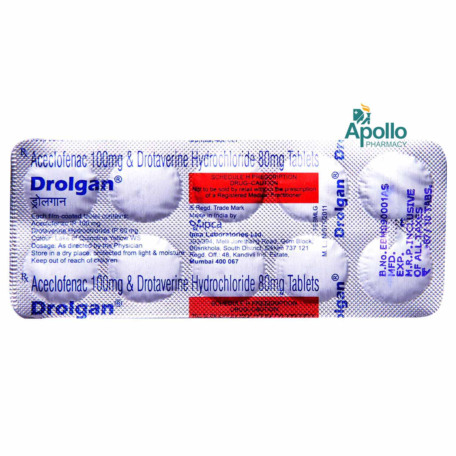 Drolgan Tablet 10's, Pack of 10 TABLETS Drolgan Tablet 10's, Pack of 10 TABLETS