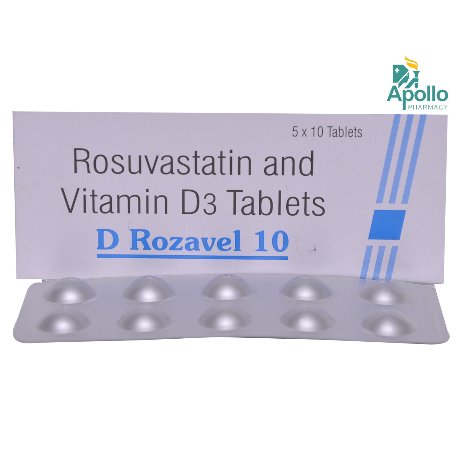 D Rozavel 10 Tablet 10's, Pack of 10 D Rozavel 10 Tablet 10's, Pack of 10