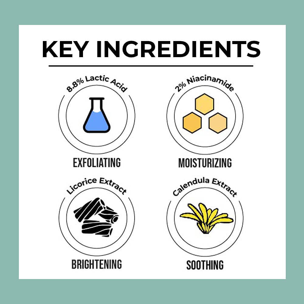 Dr. Sheth's Liquorice & Lactic Acid Peel, 30 gm | Lactic Acid, Niacinamide, Liquorice Extract & Calendula Extract | Gently Exfoliates | Gives Even Toned & Glowing Skin | pH Balanced | For All Skin Type, Pack of 1 Dr. Sheth's Liquorice & Lactic Acid Peel, 30 gm | Lactic Acid, Niacinamide, Liquorice Extract & Calendula Extract | Gently Exfoliates | Gives Even Toned & Glowing Skin | pH Balanced | For All Skin Type, Pack of 1