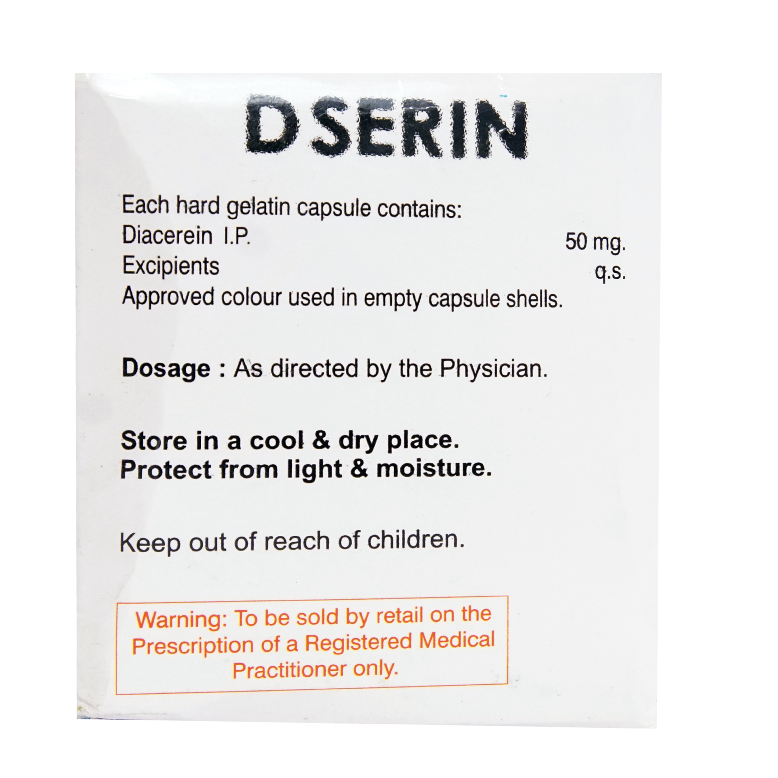 D SERIN CAPSULE, Pack of 10 CAPSULES D SERIN CAPSULE, Pack of 10 CAPSULES