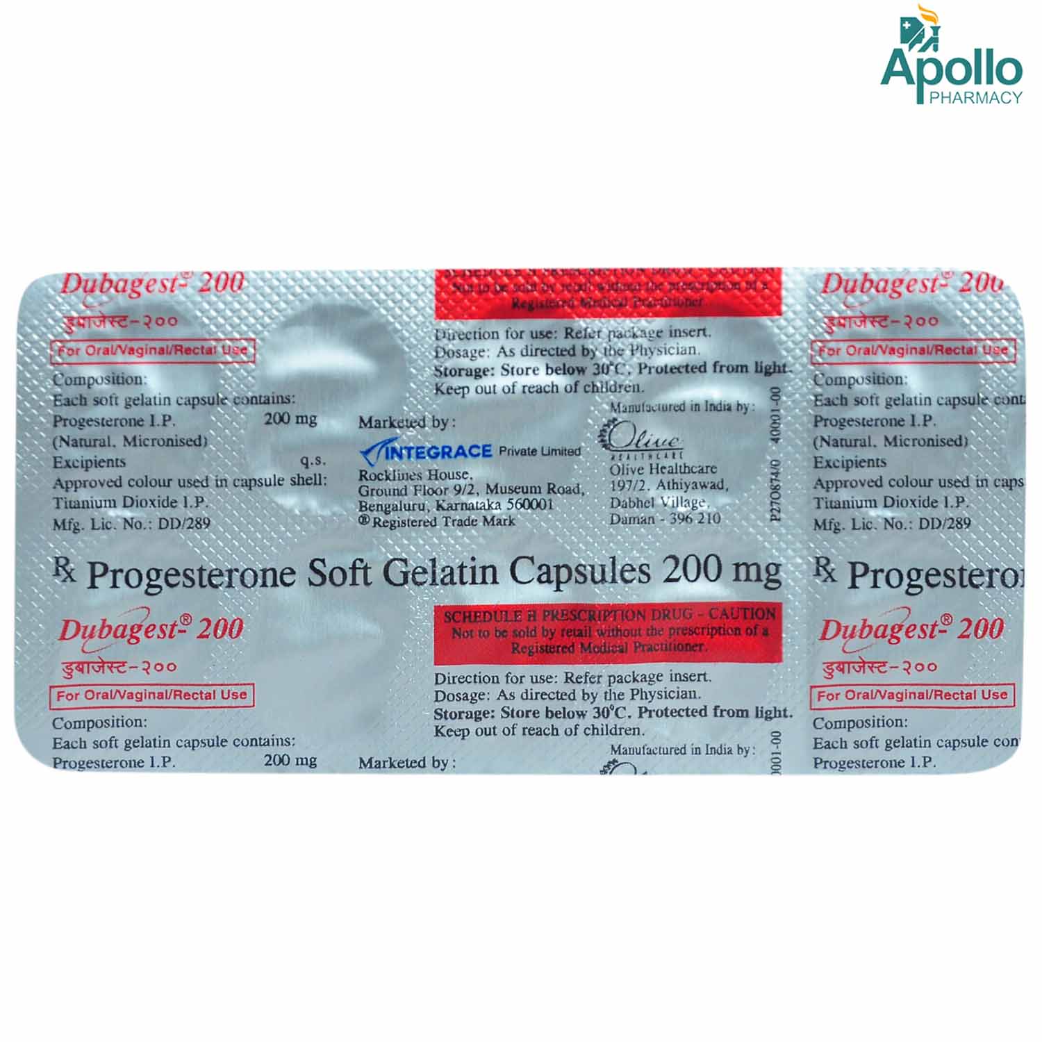 Dubagest 20 Capsule 10's, Pack of 10 CapsuleS Dubagest 20 Capsule 10's, Pack of 10 CapsuleS