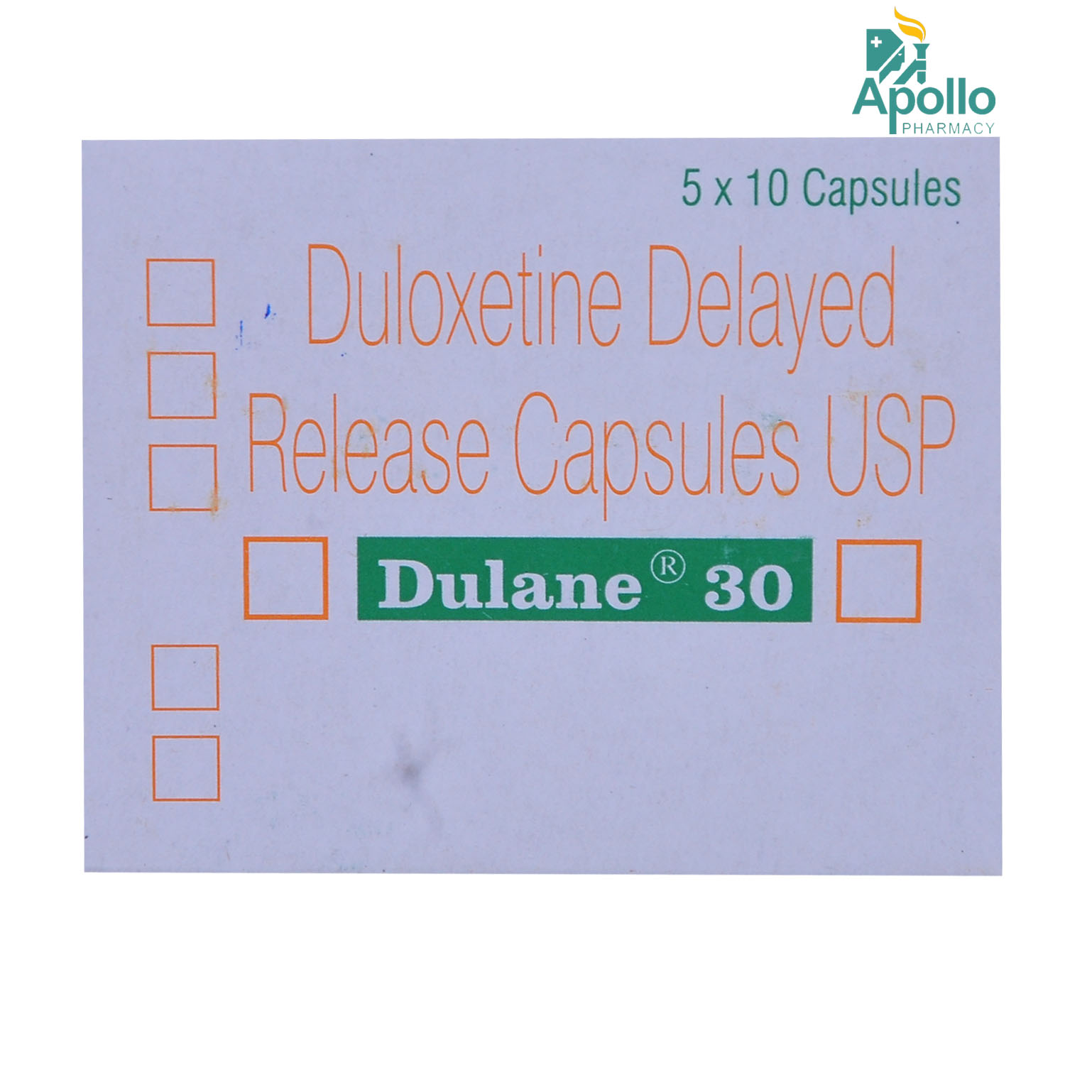 Dulane 30 Capsule 10's, Pack of 10 CAPSULES Dulane 30 Capsule 10's, Pack of 10 CAPSULES