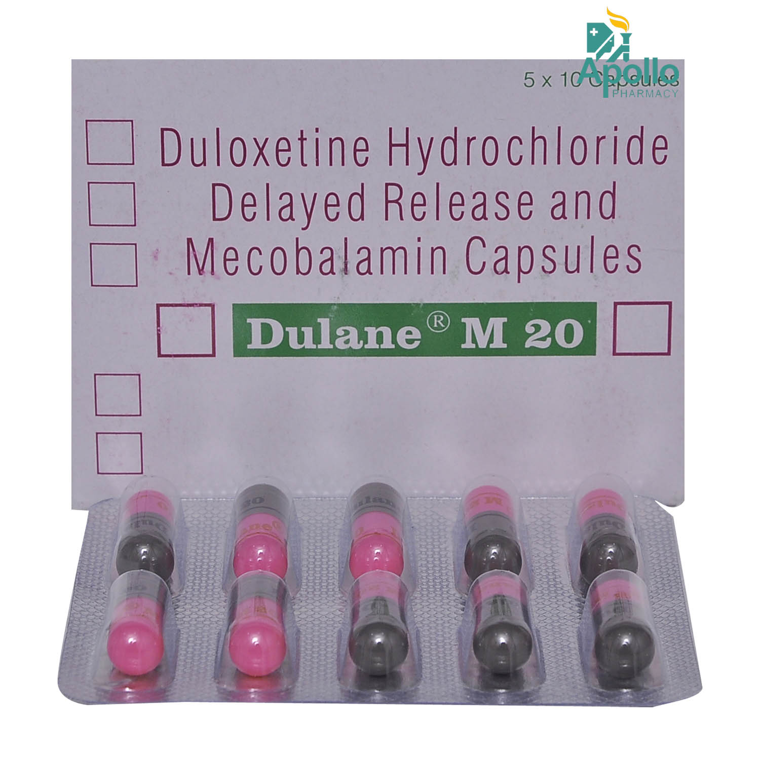 Dulane M 20 Capsule 10's, Pack of 10 CAPSULES Dulane M 20 Capsule 10's, Pack of 10 CAPSULES