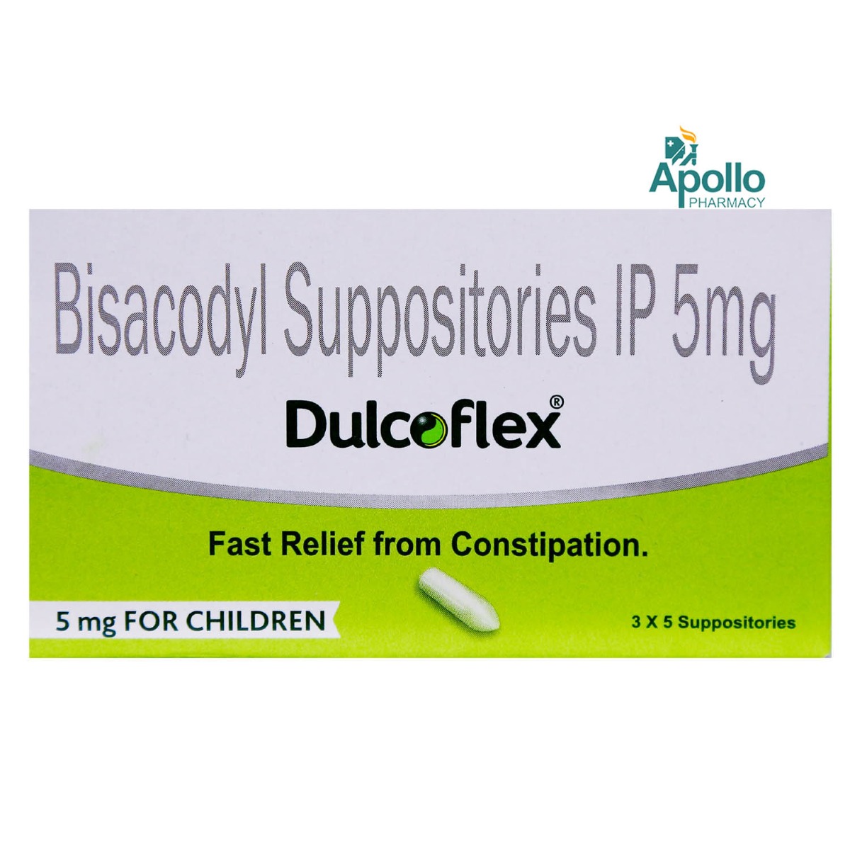 Buy Dulcoflex 5mg Suppository for Children 5's Online