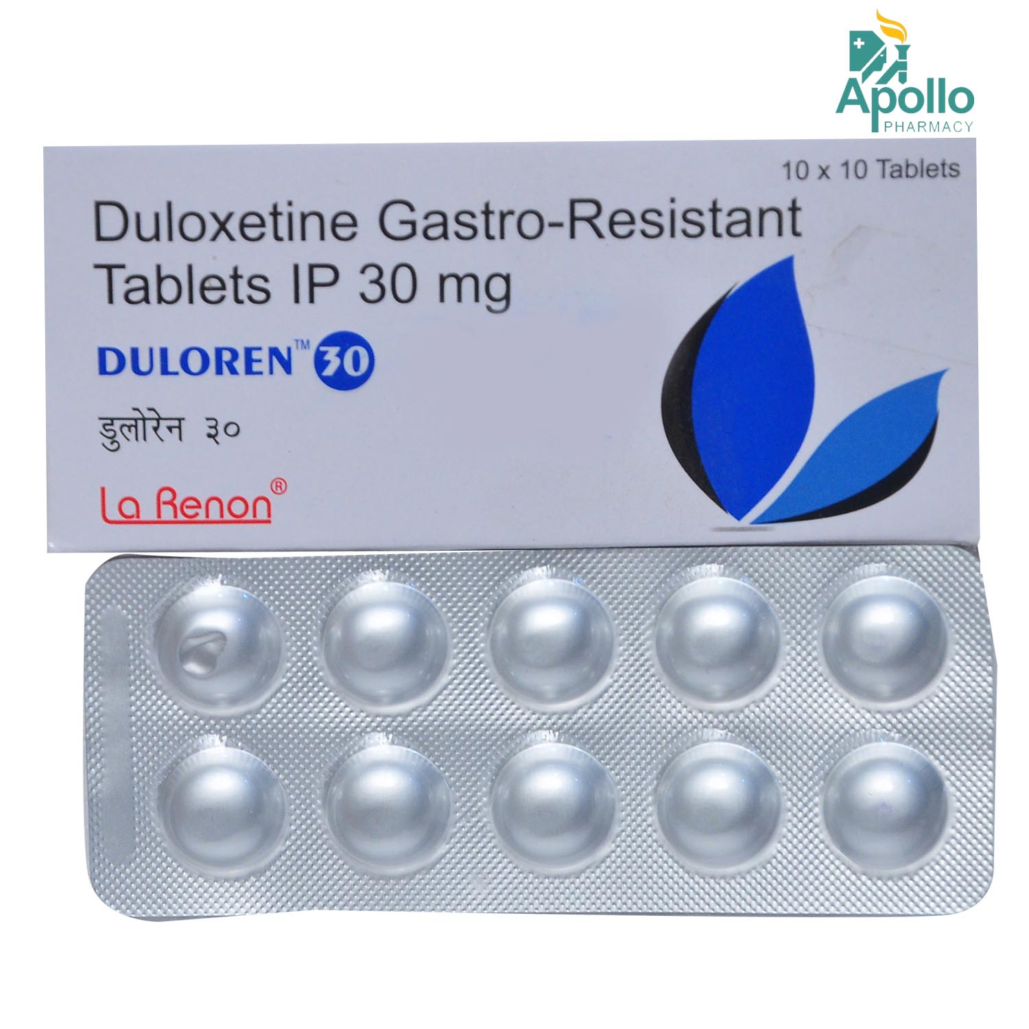 Duloren 30 Tablet 10's, Pack of 10 TABLETS Duloren 30 Tablet 10's, Pack of 10 TABLETS