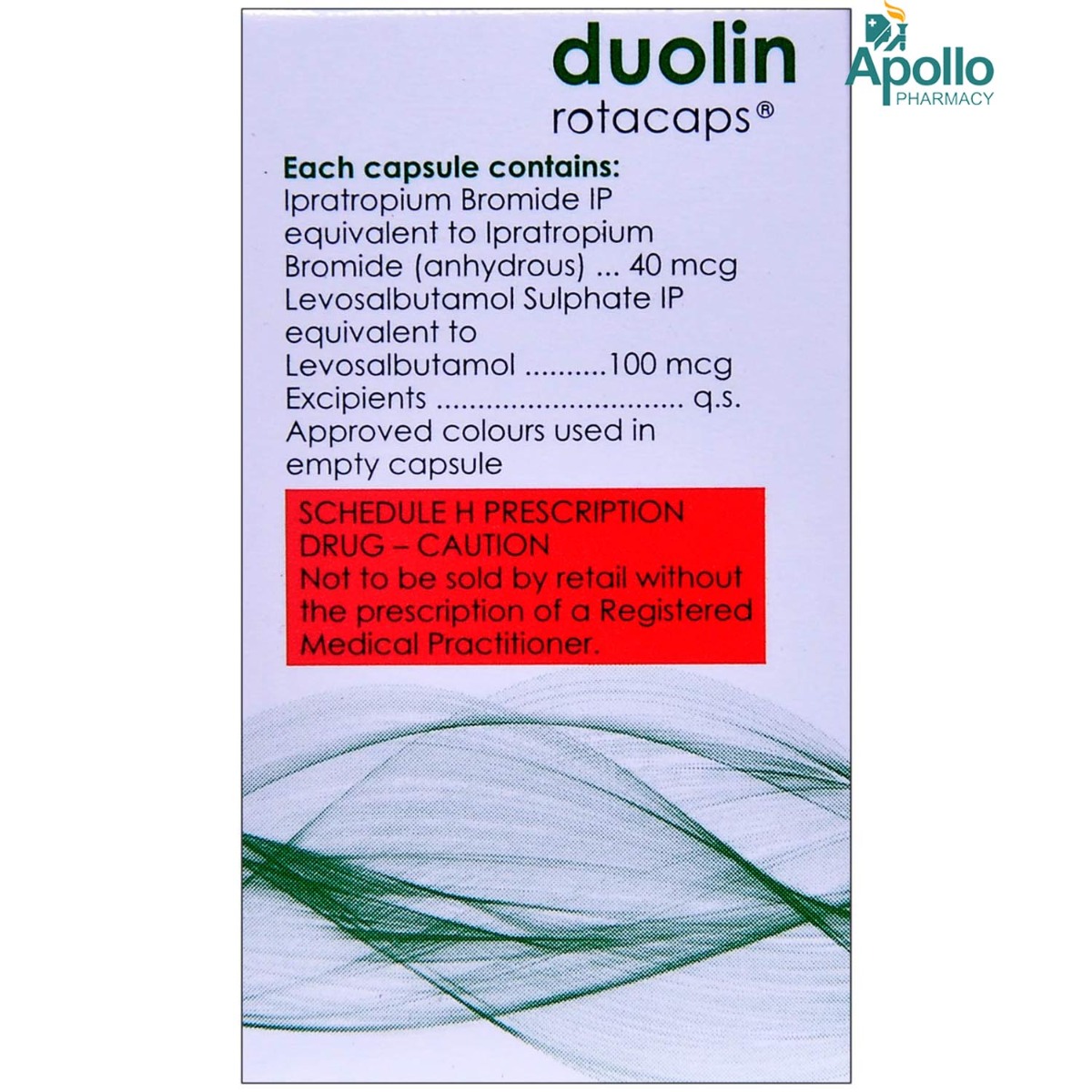 Duolin Rotacaps 30's, Pack of 1 ROTACAP Duolin Rotacaps 30's, Pack of 1 ROTACAP