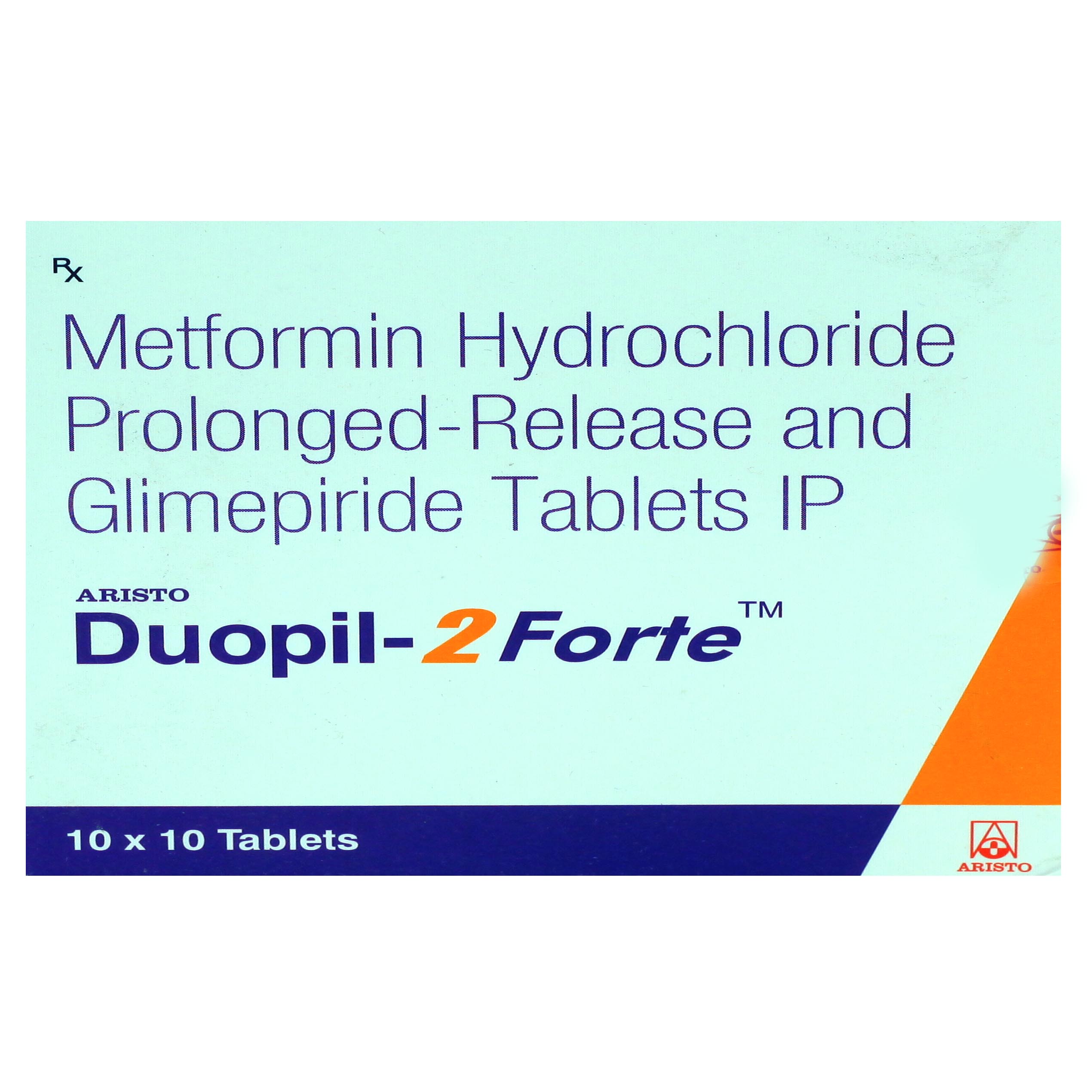Duopil-2 Forte Tablet 10's, Pack of 10 TabletS Duopil-2 Forte Tablet 10's, Pack of 10 TabletS