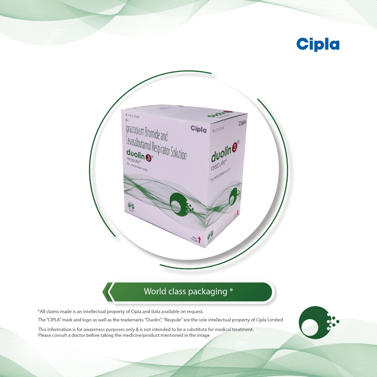 Duolin 3 Respules 5x3 ml, Pack of 5 RESPULES Duolin 3 Respules 5x3 ml, Pack of 5 RESPULES