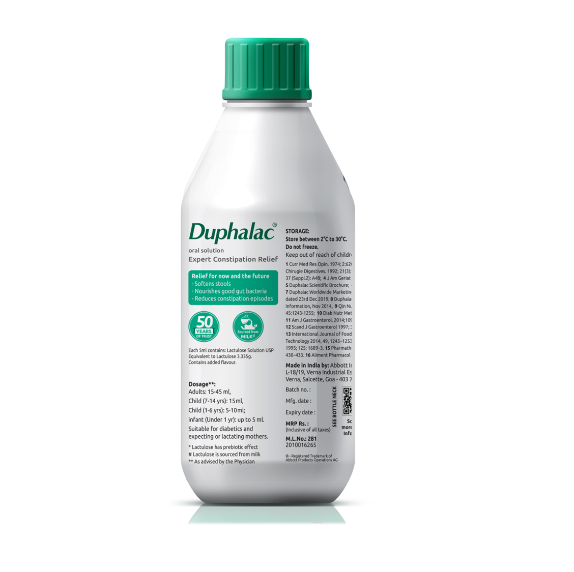 Duphalac Lemon Oral Solution 450 ml, Pack of 1 Oral Solution Duphalac Lemon Oral Solution 450 ml, Pack of 1 Oral Solution