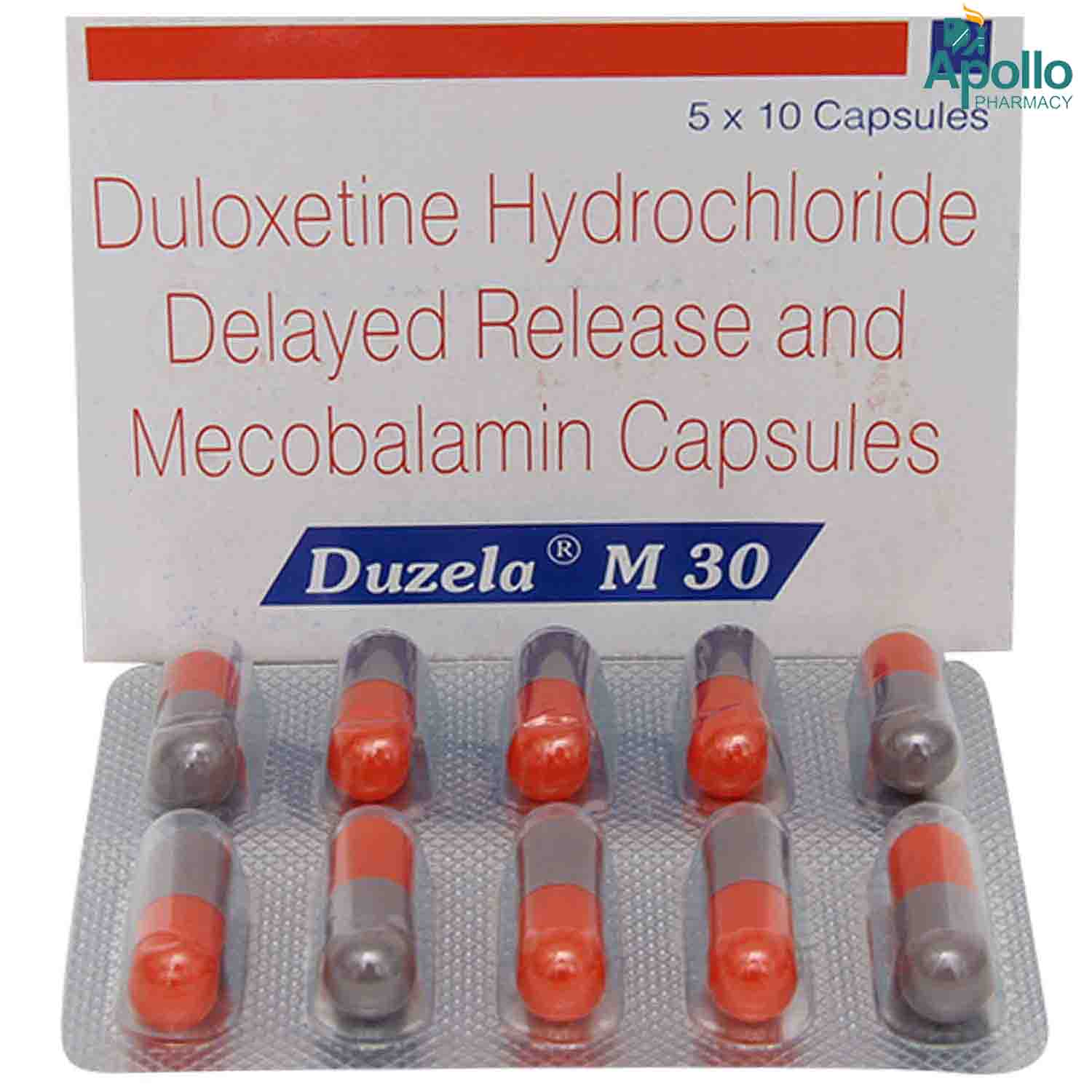 Duzela M 30 Capsule 10's, Pack of 10 CAPSULES Duzela M 30 Capsule 10's, Pack of 10 CAPSULES