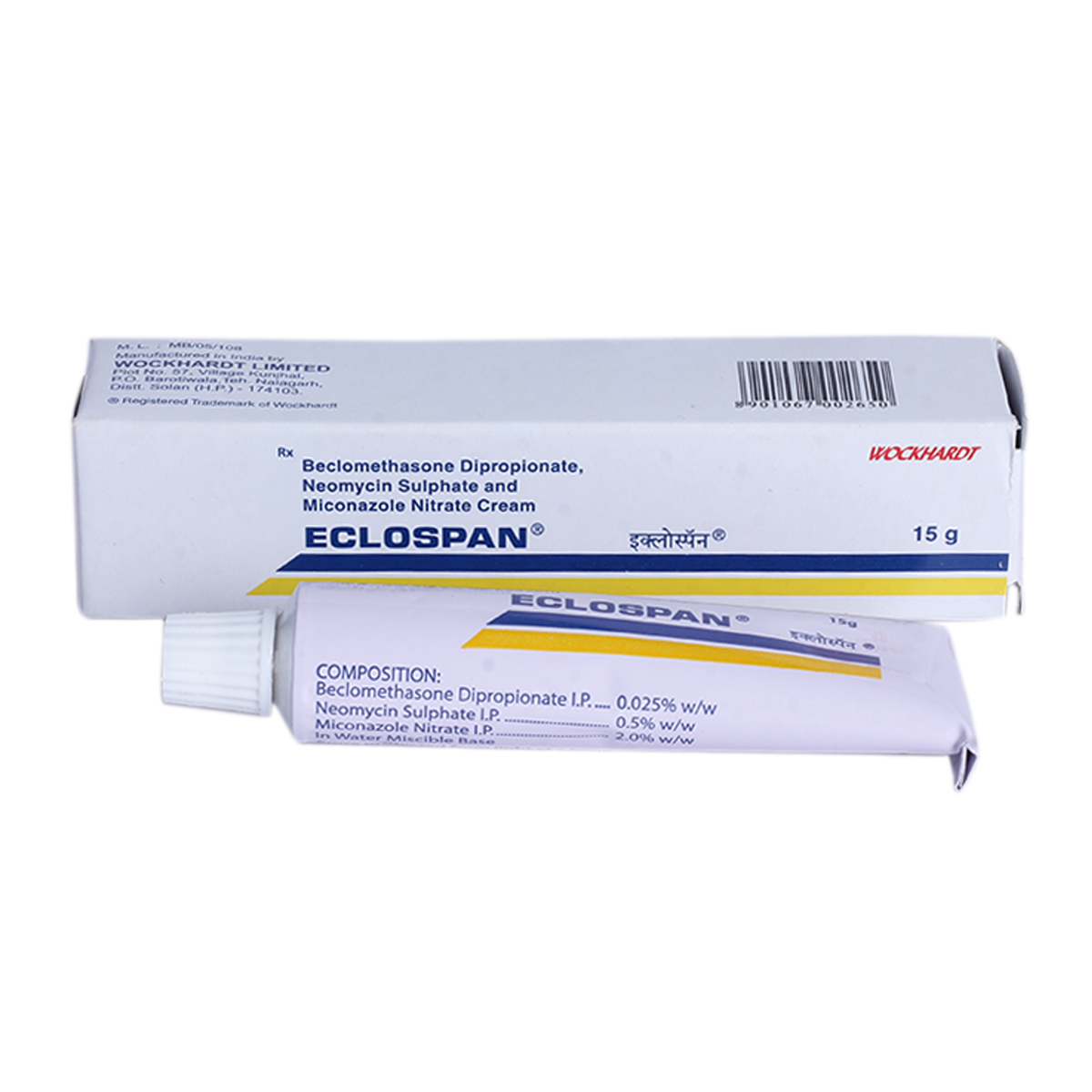 Eclospan Cream 15 gm, Pack of 1 Cream Eclospan Cream 15 gm, Pack of 1 Cream