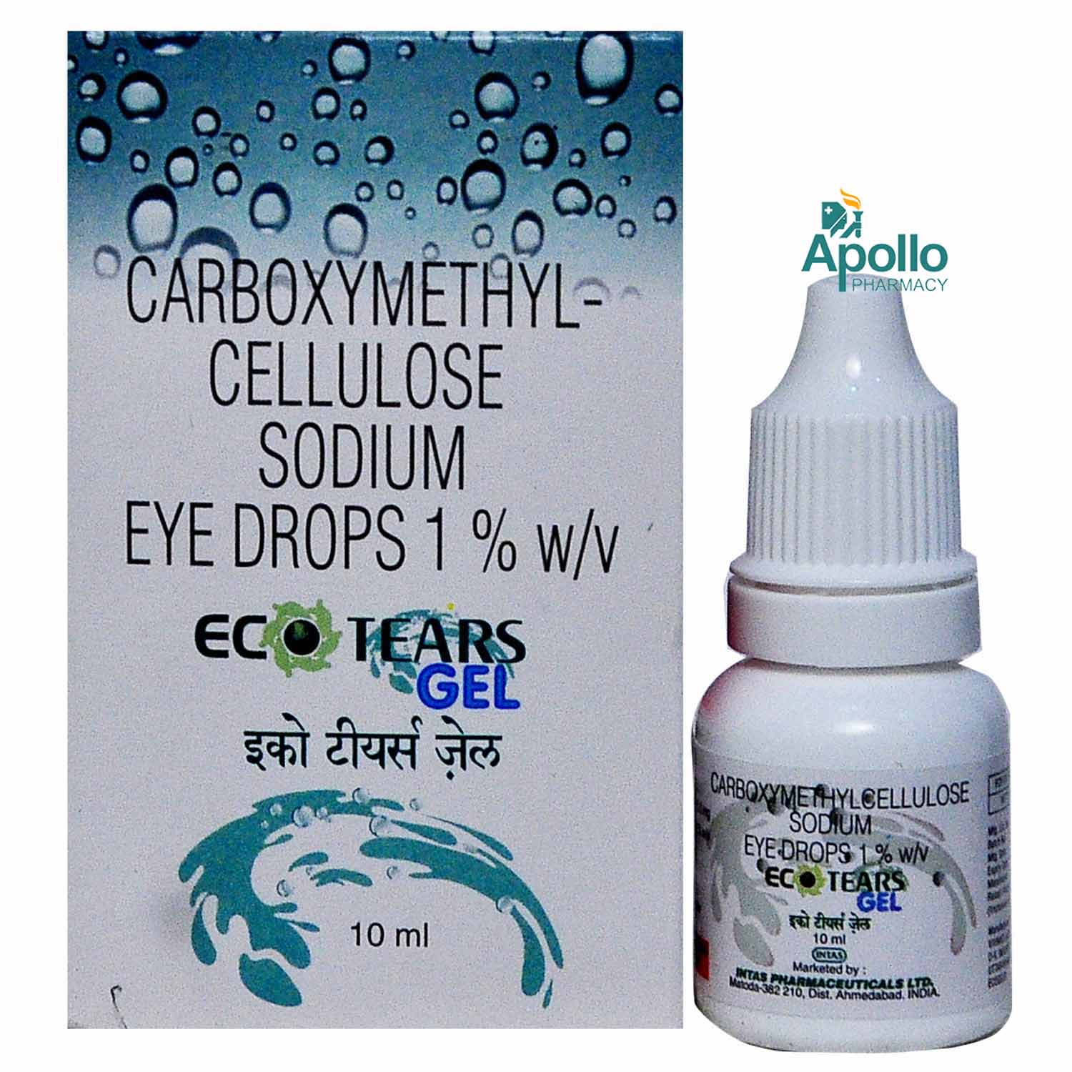 Eco Tears 1% Gel Eye Drops 10 ml, Pack of 1 DROPS Eco Tears 1% Gel Eye Drops 10 ml, Pack of 1 DROPS