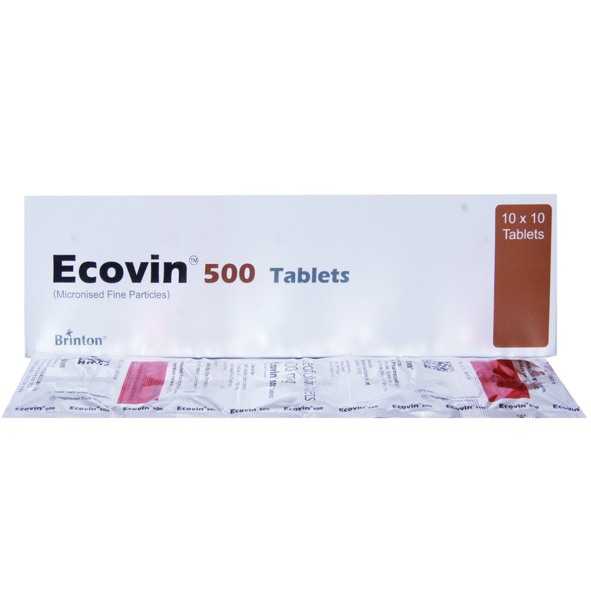 Ecovin 500 Tablet 10's, Pack of 10 TabletS Ecovin 500 Tablet 10's, Pack of 10 TabletS